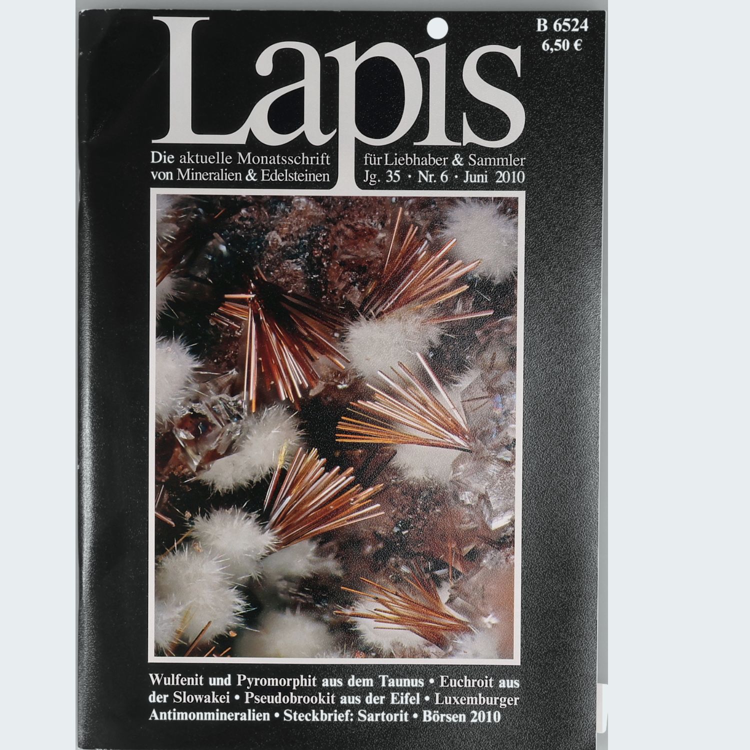 Lapis Magazin Jahrgang 2010 Mineralien Fachzeitschrift Christian Weise Verlag