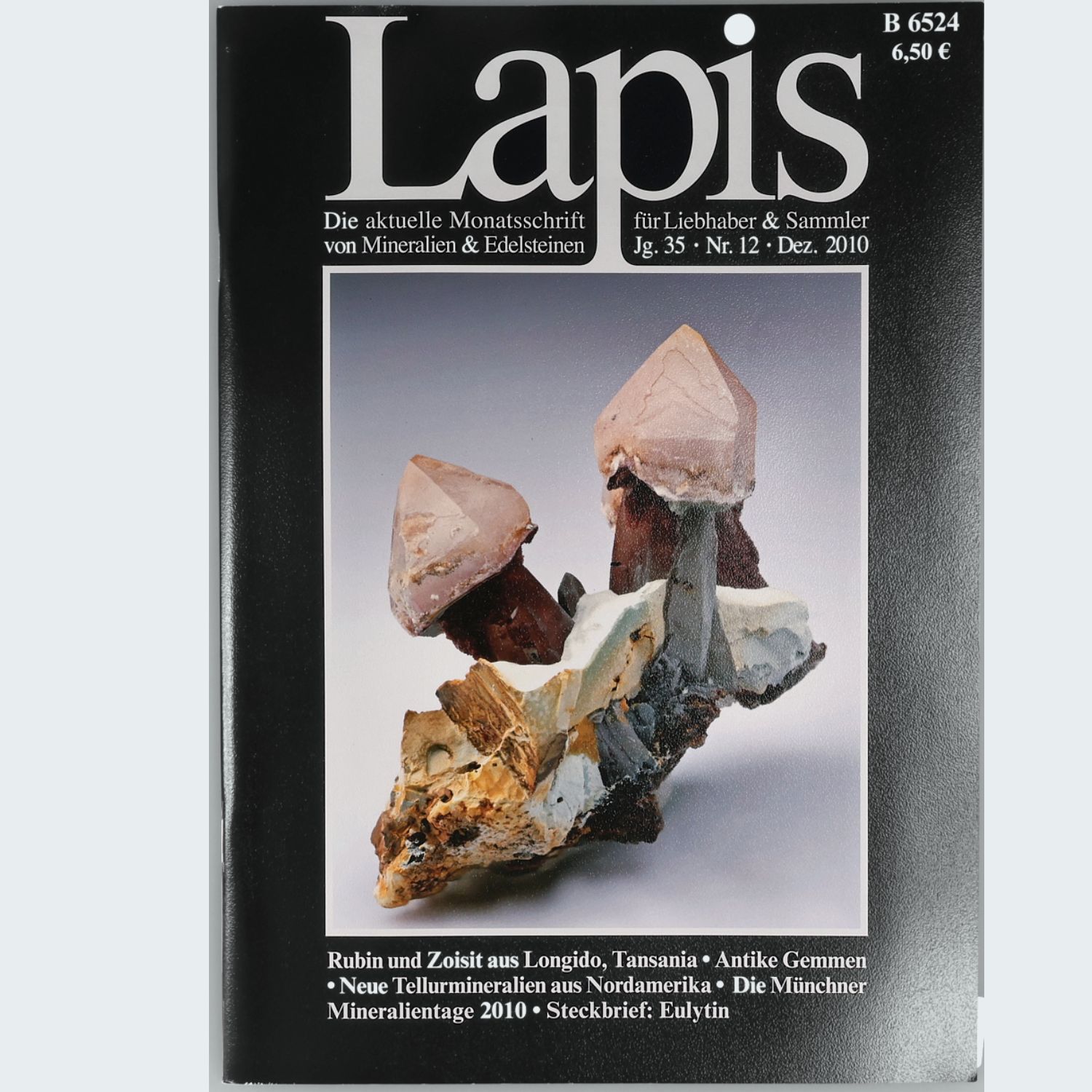 Lapis Magazin Jahrgang 2010 Mineralogie Fachzeitschrift für Sammler