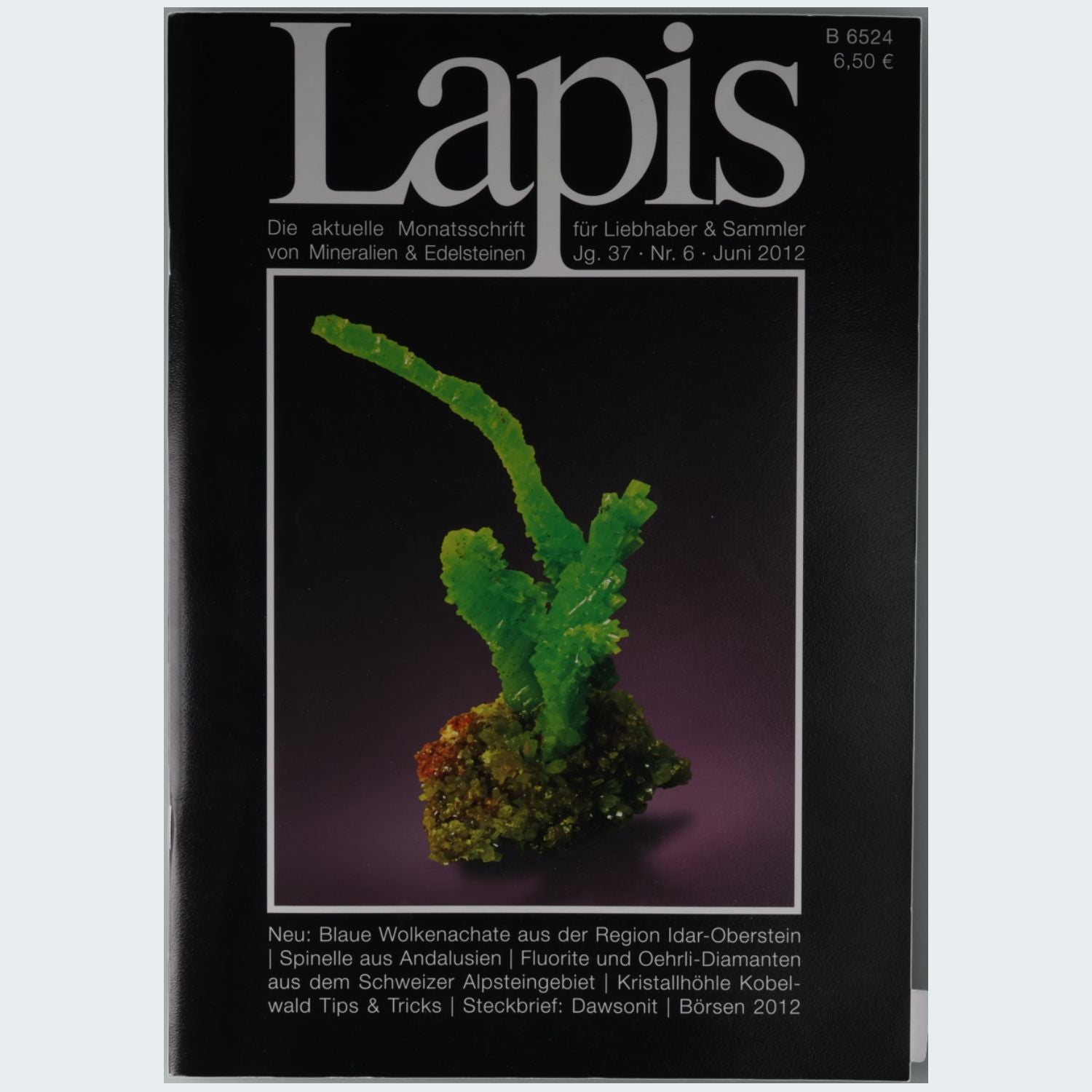 Lapis Mineralien Magazin Jahrgang 2012 Jg. 37 Fachzeitschrift für Sammler