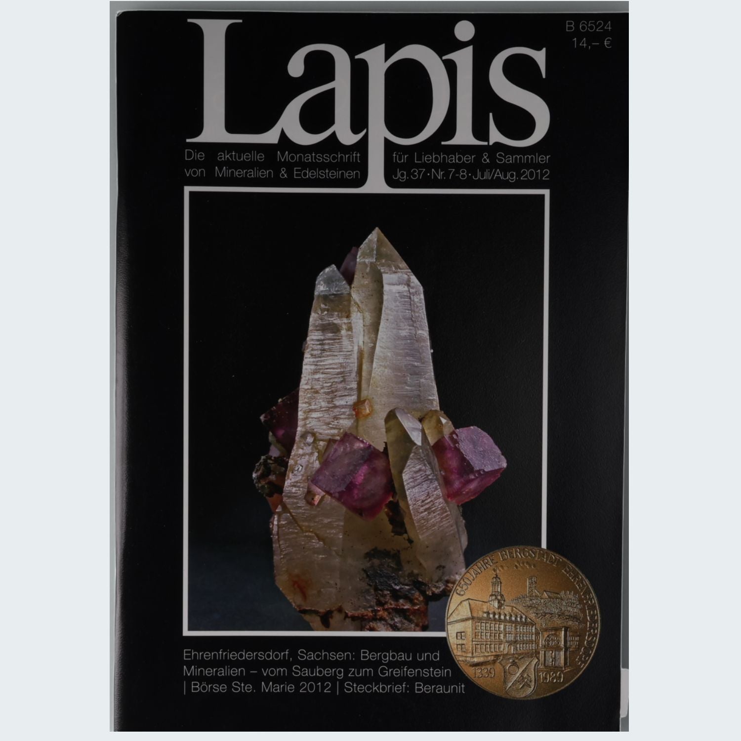 Lapis Mineralien Magazin Jahrgang 2012 Jg. 37 Fachzeitschrift Mineralogie