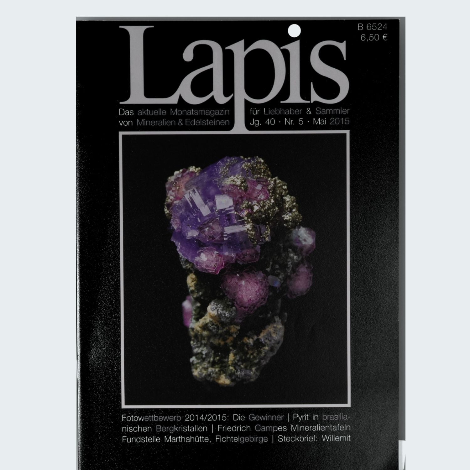Lapis Mineralien Magazin Jahrgang 2015 Jg. 40 Fachzeitschrift Mineralogie