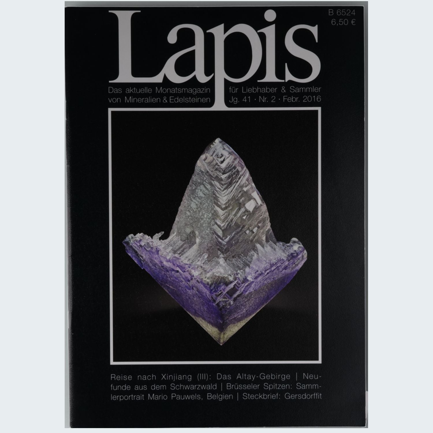 Lapis Mineralien Magazin — Jahrgang 2016 (Jg. 41)
