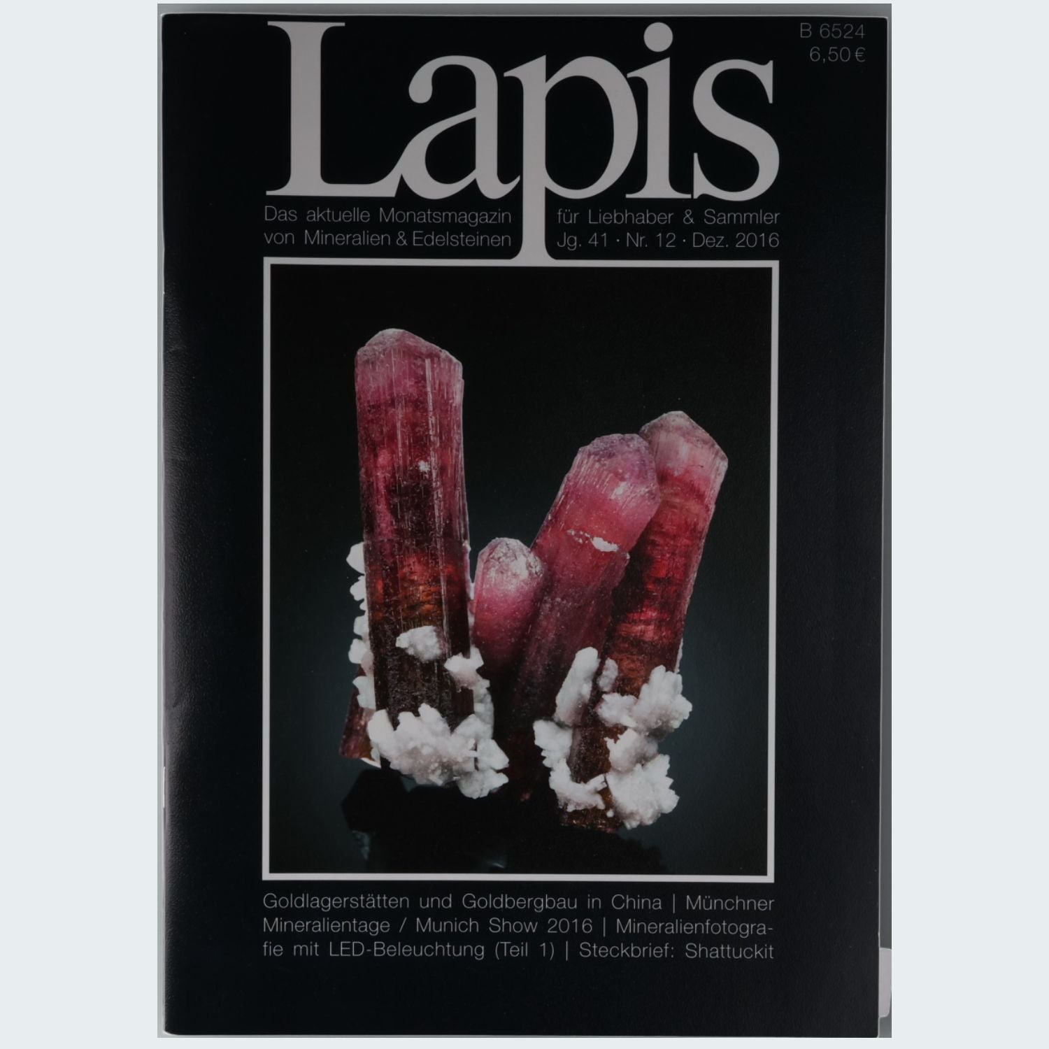 Lapis Mineralien Magazin Jahrgang 2016 Jg. 41 Fachzeitschrift Mineralogie