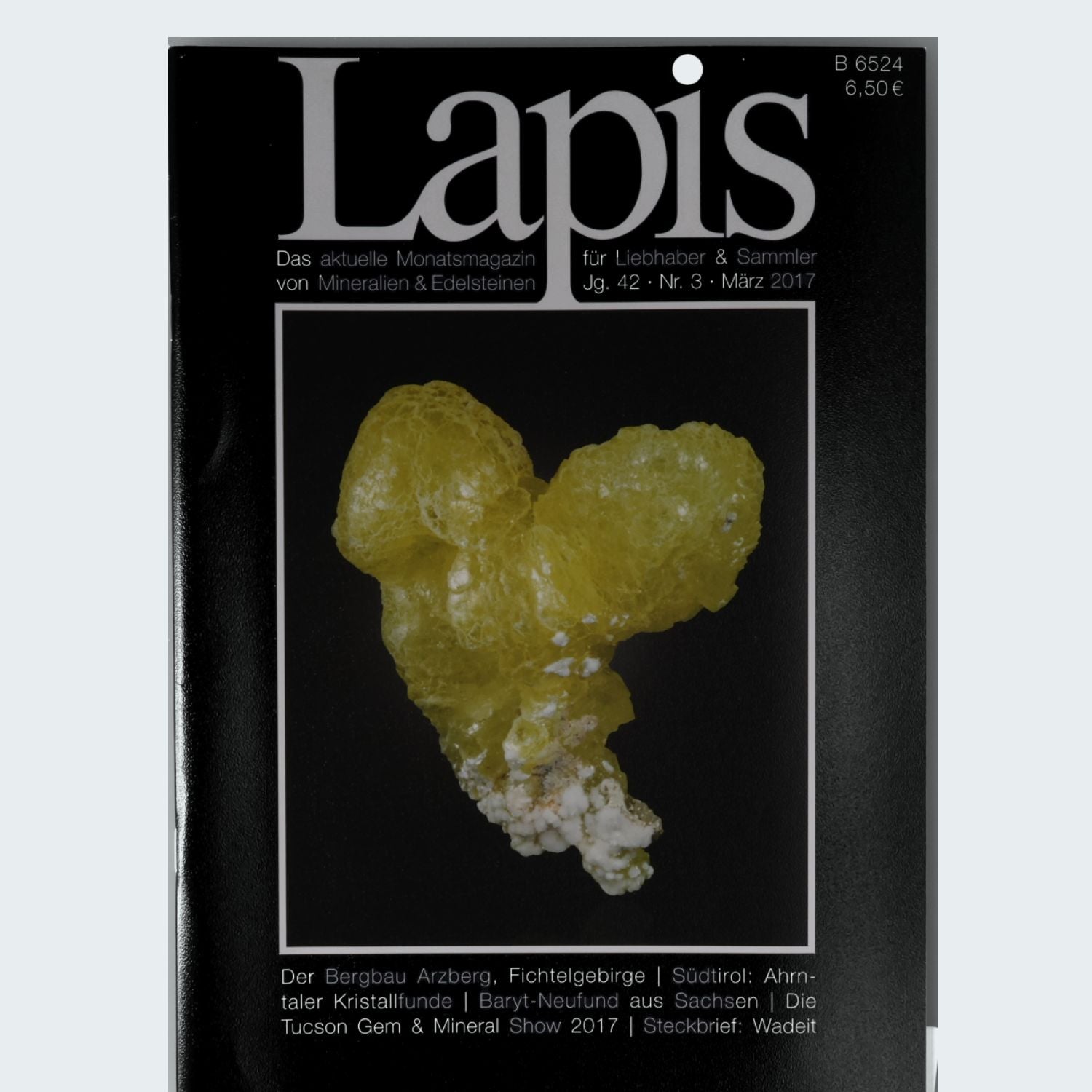 Lapis Mineralien Magazin Jahrgang 2017 Jg. 42 gebraucht Fachzeitschrift Mineralogie Sammler