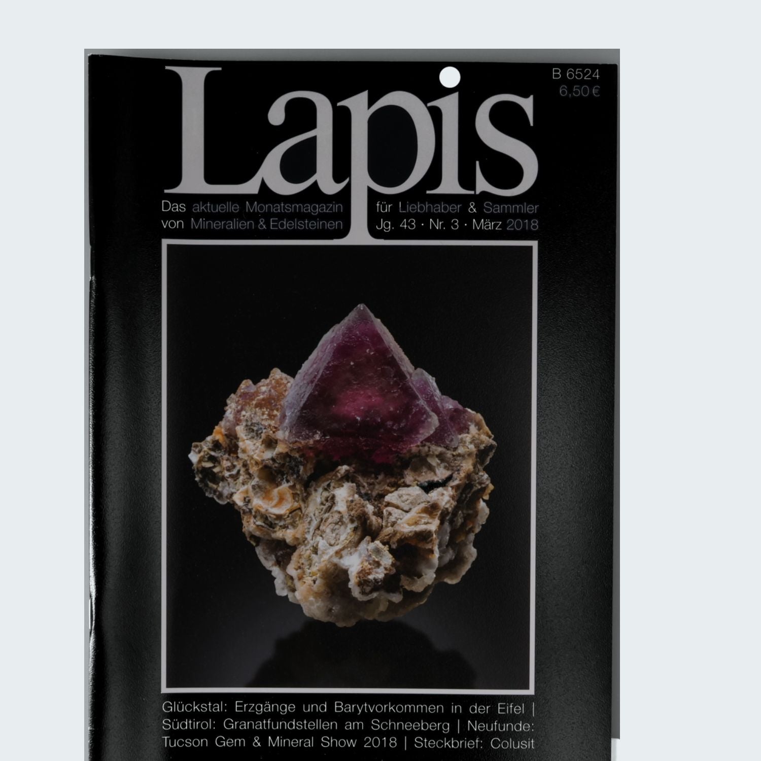 Lapis Mineralien Magazin Jahrgang 2018 Fachzeitschrift für Sammler und Mineralogie