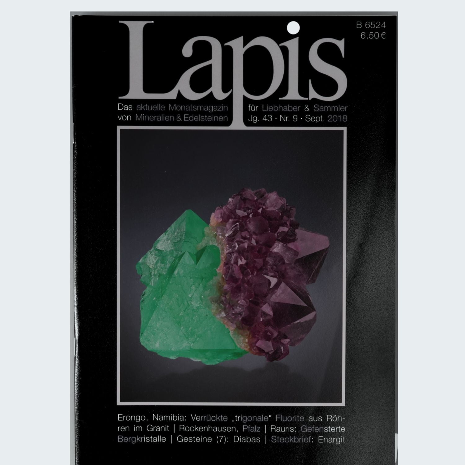 Lapis Magazin Jahrgang 2018 Mineralogie Fachzeitschrift für Sammler