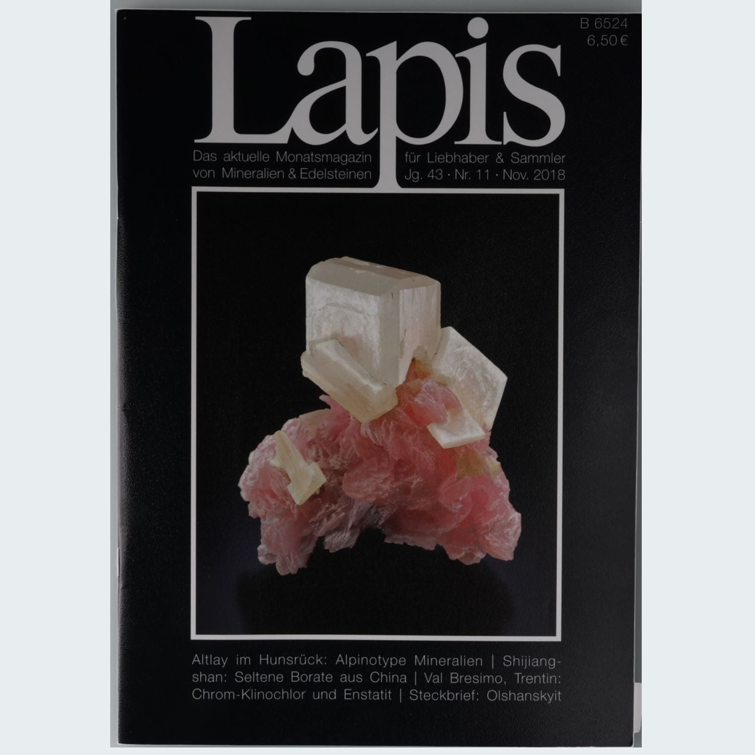 Lapis Magazin Jahrgang 2018 Mineralogie Fachzeitschrift für Sammler