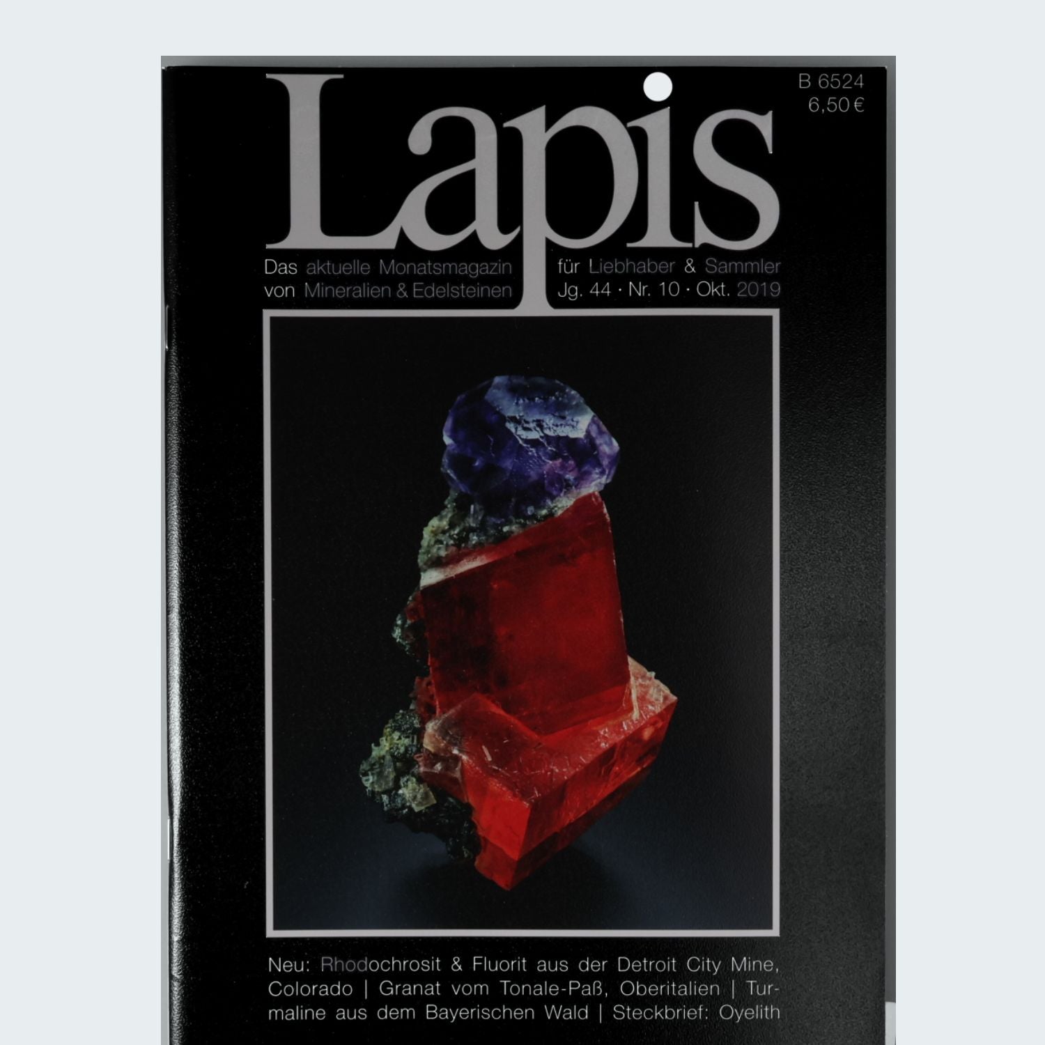 Lapis Mineralien Magazin Jahrgang 2019 Ansicht 9 Fachzeitschrift Mineralogie