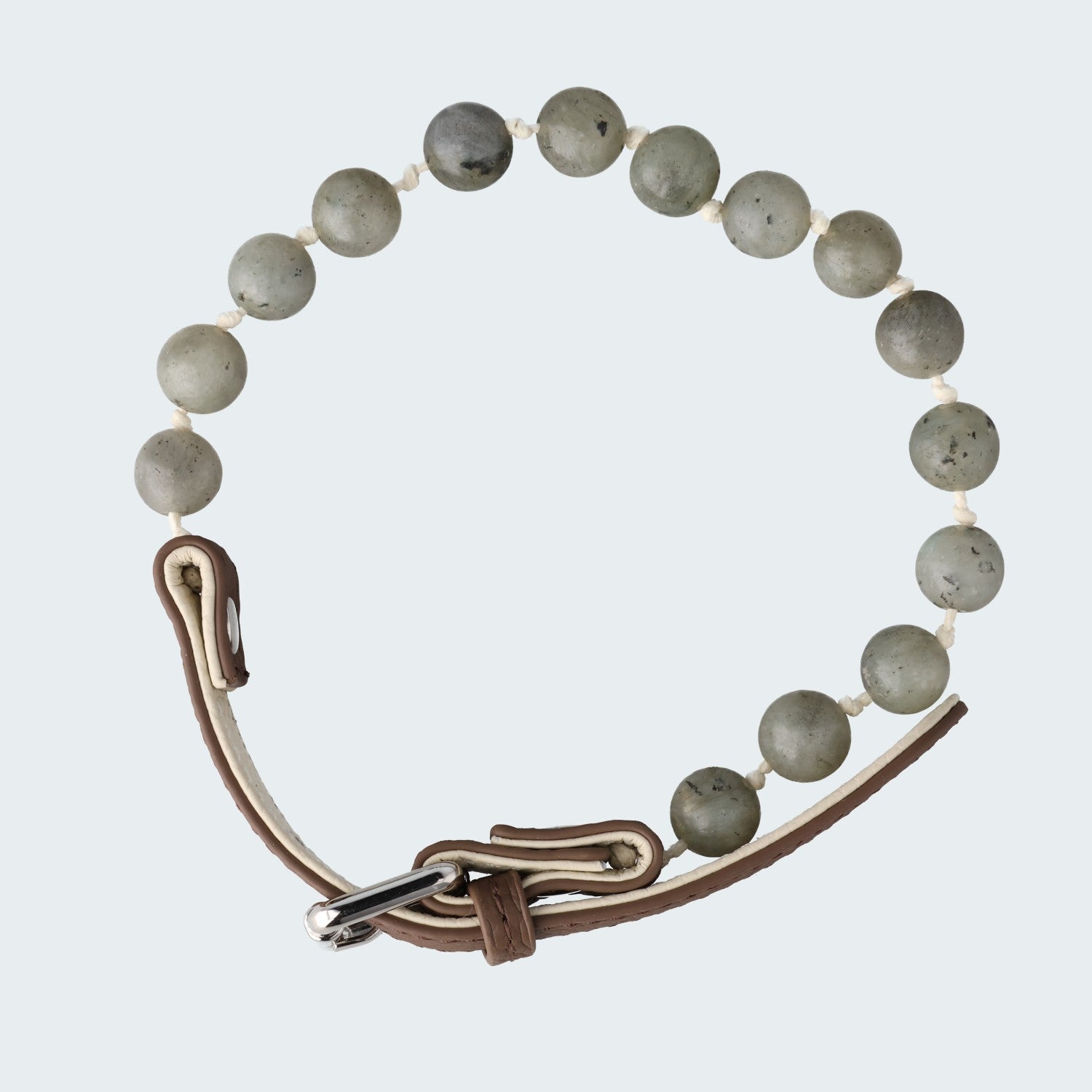 Labradorit–wirkt ausgleichend bei Stimmungsschwankungen - Hundehalsband crystalpower® - crystal paradise