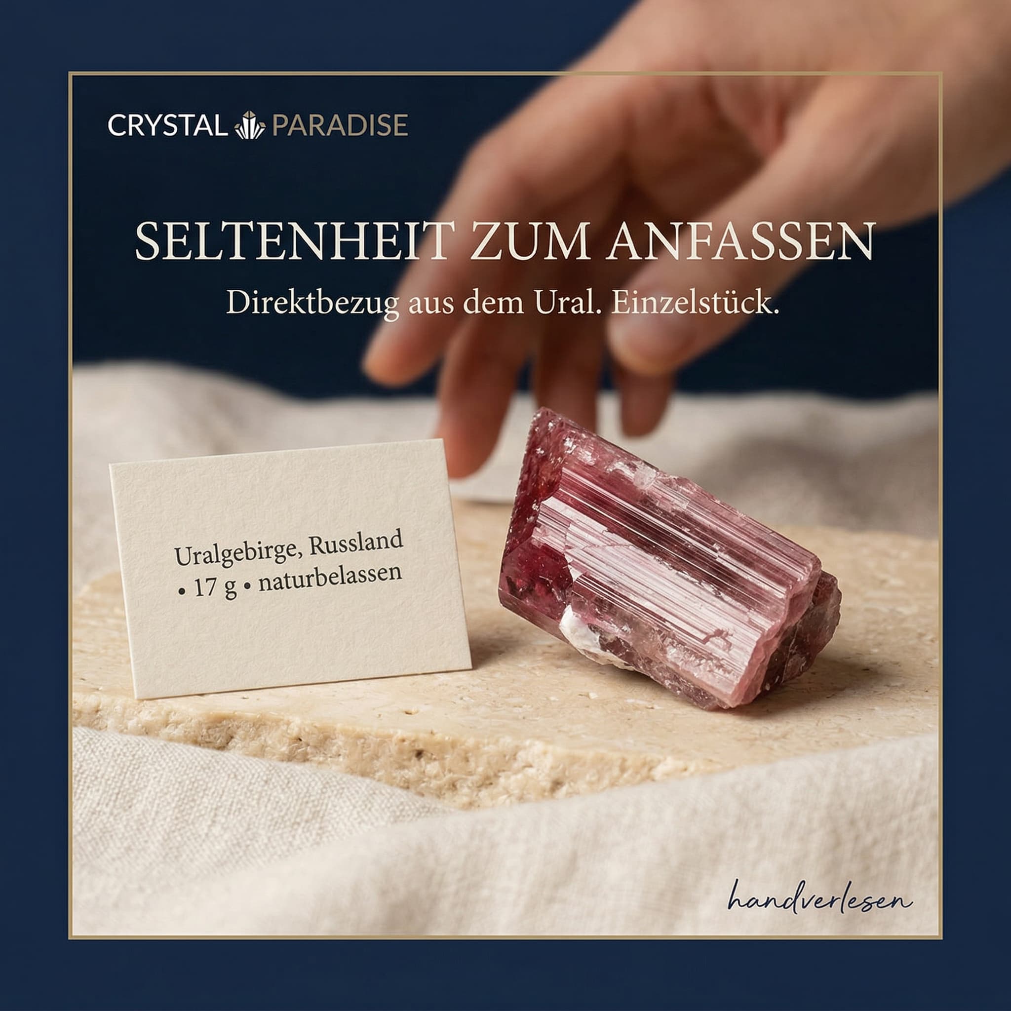 Roter Turmalin aus Russland (17g)