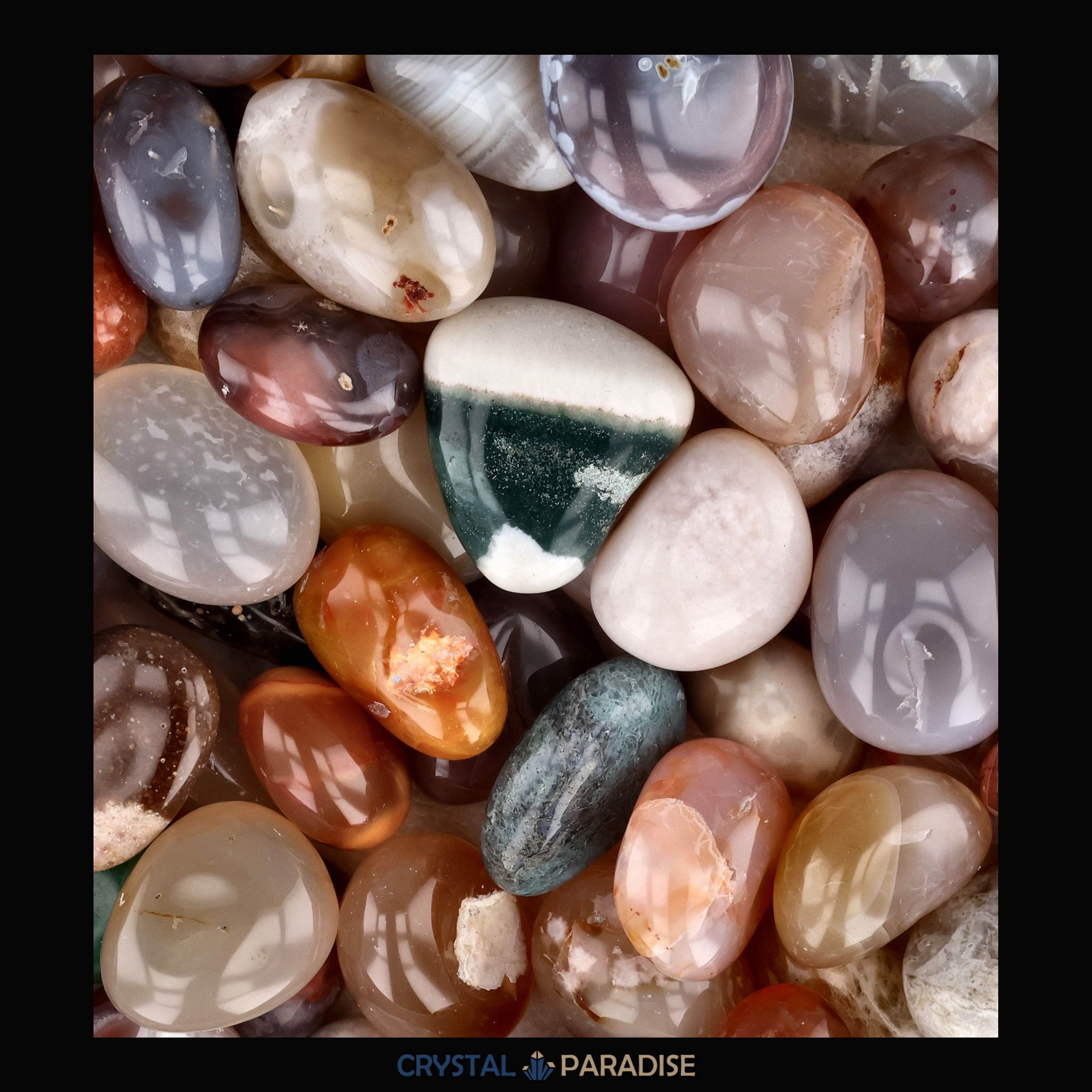 Achat Mix Trommelsteine – Ansicht 4
