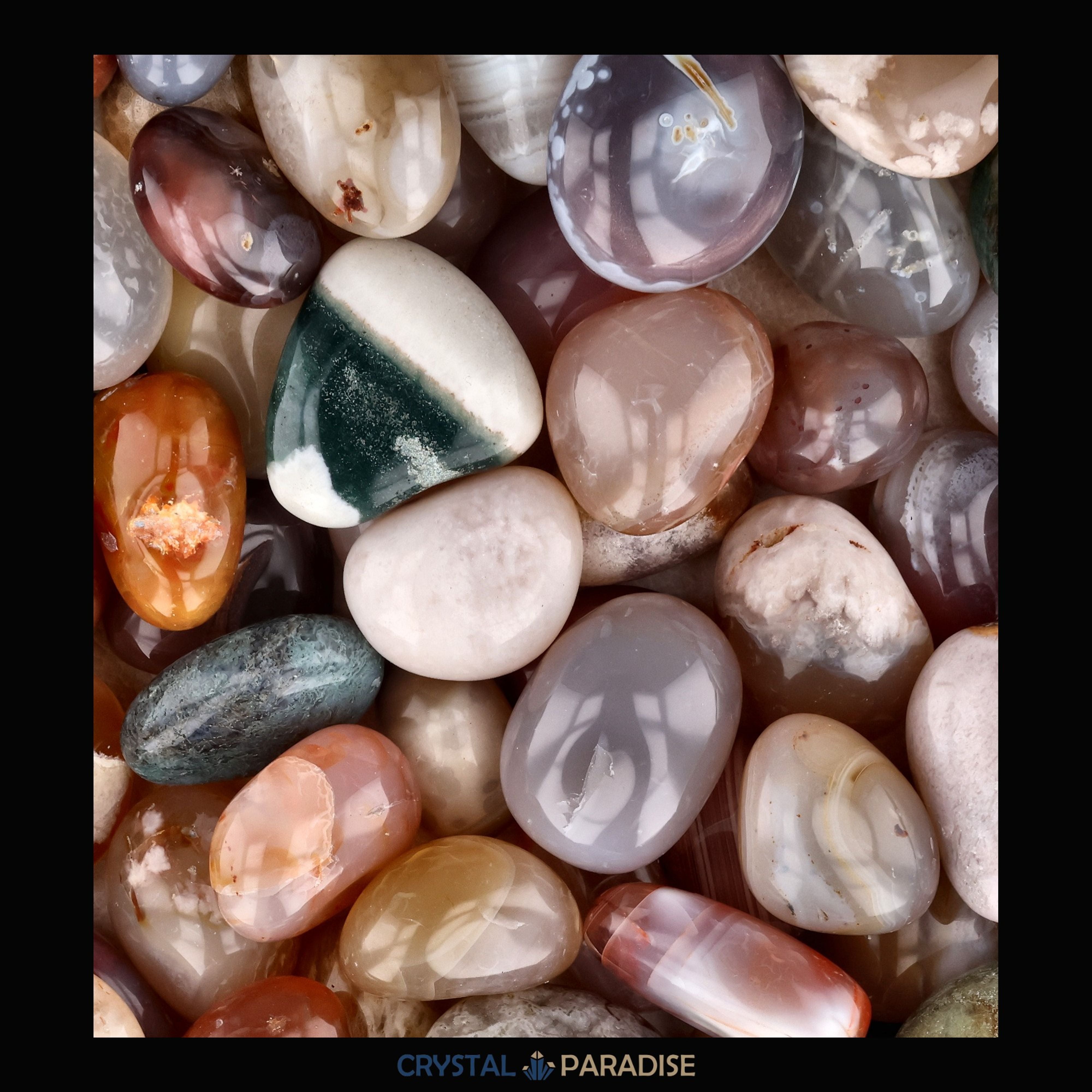 Achat Mix Trommelsteine – Ansicht 5