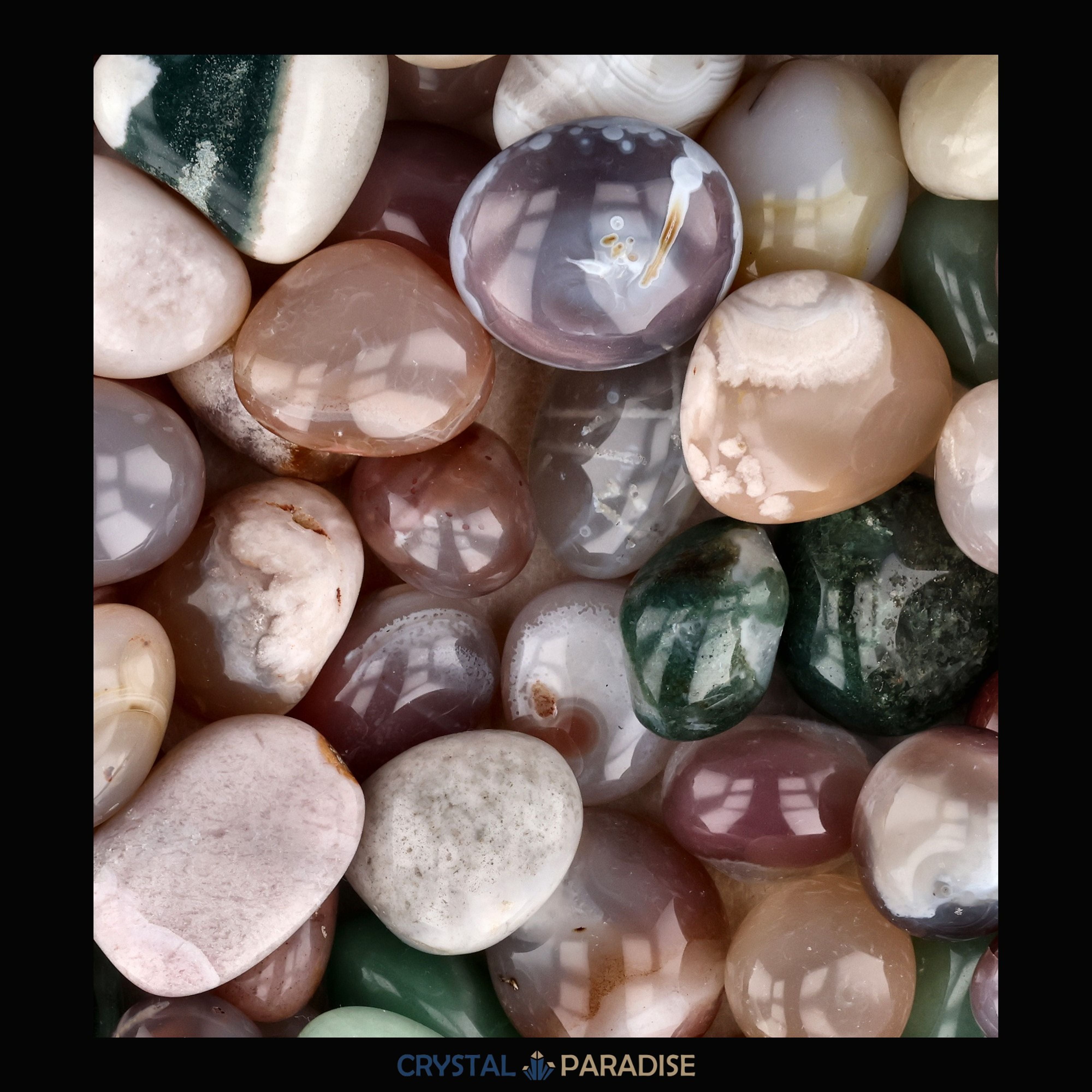 Achat Mix Trommelsteine – Ansicht 6