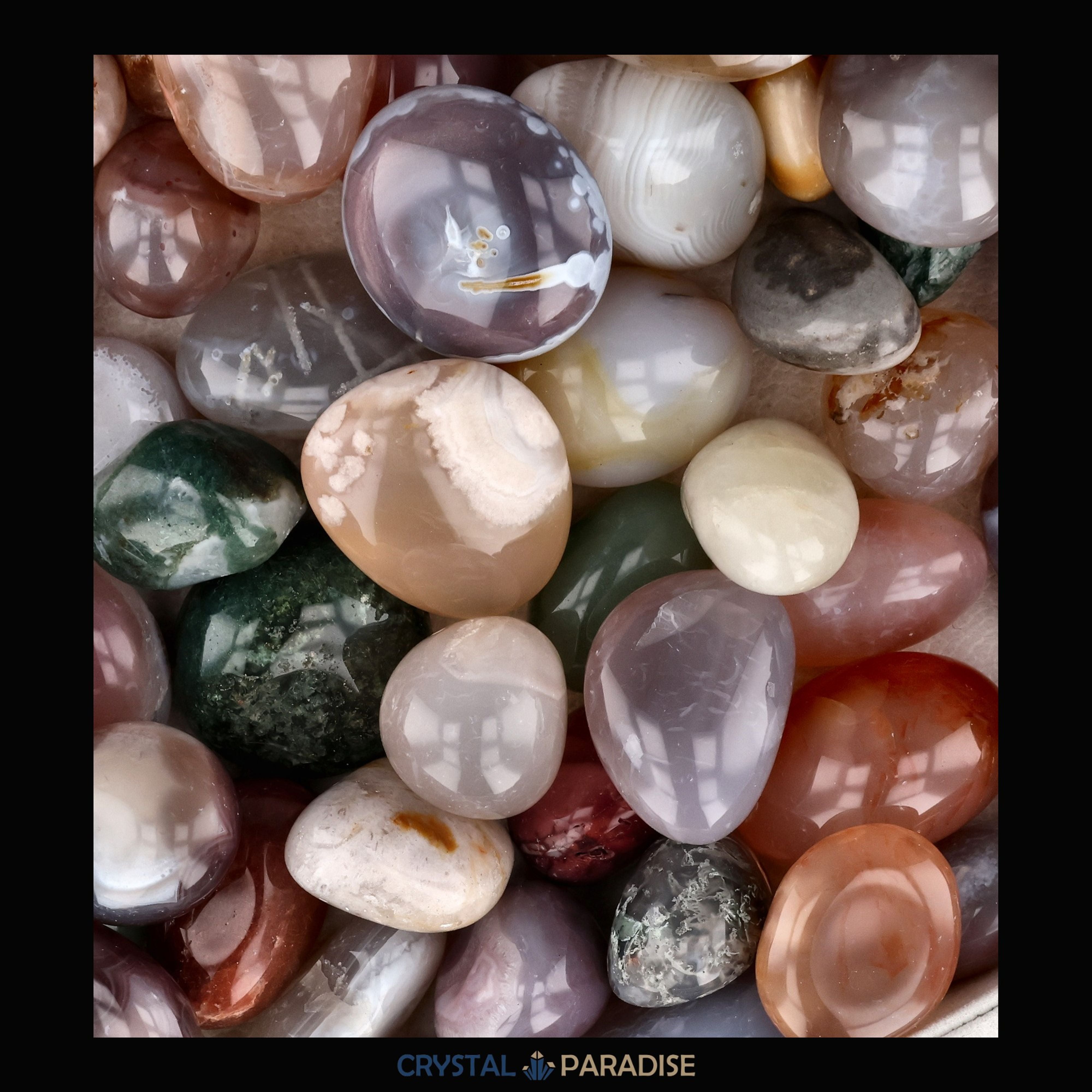 Achat Mix Trommelsteine – Ansicht 7