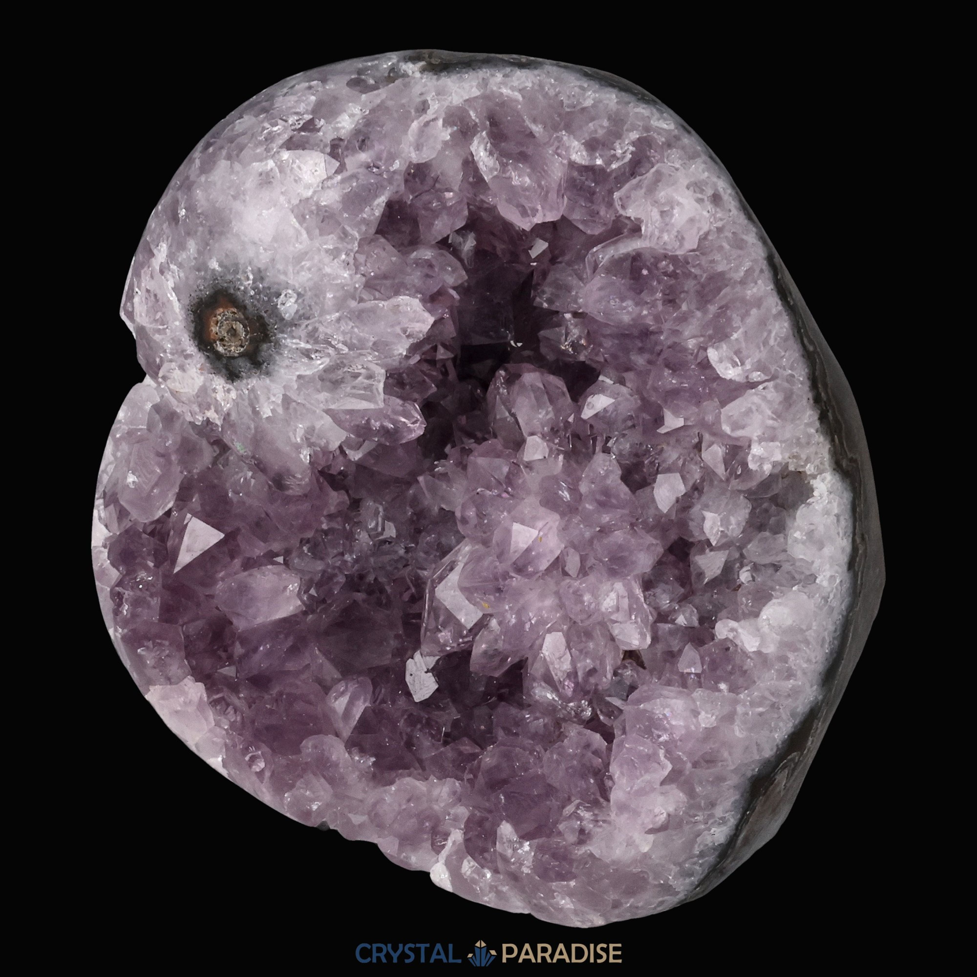 Achatisierter Amethyst Druse aus Uruguay (308g) – Ansicht 5