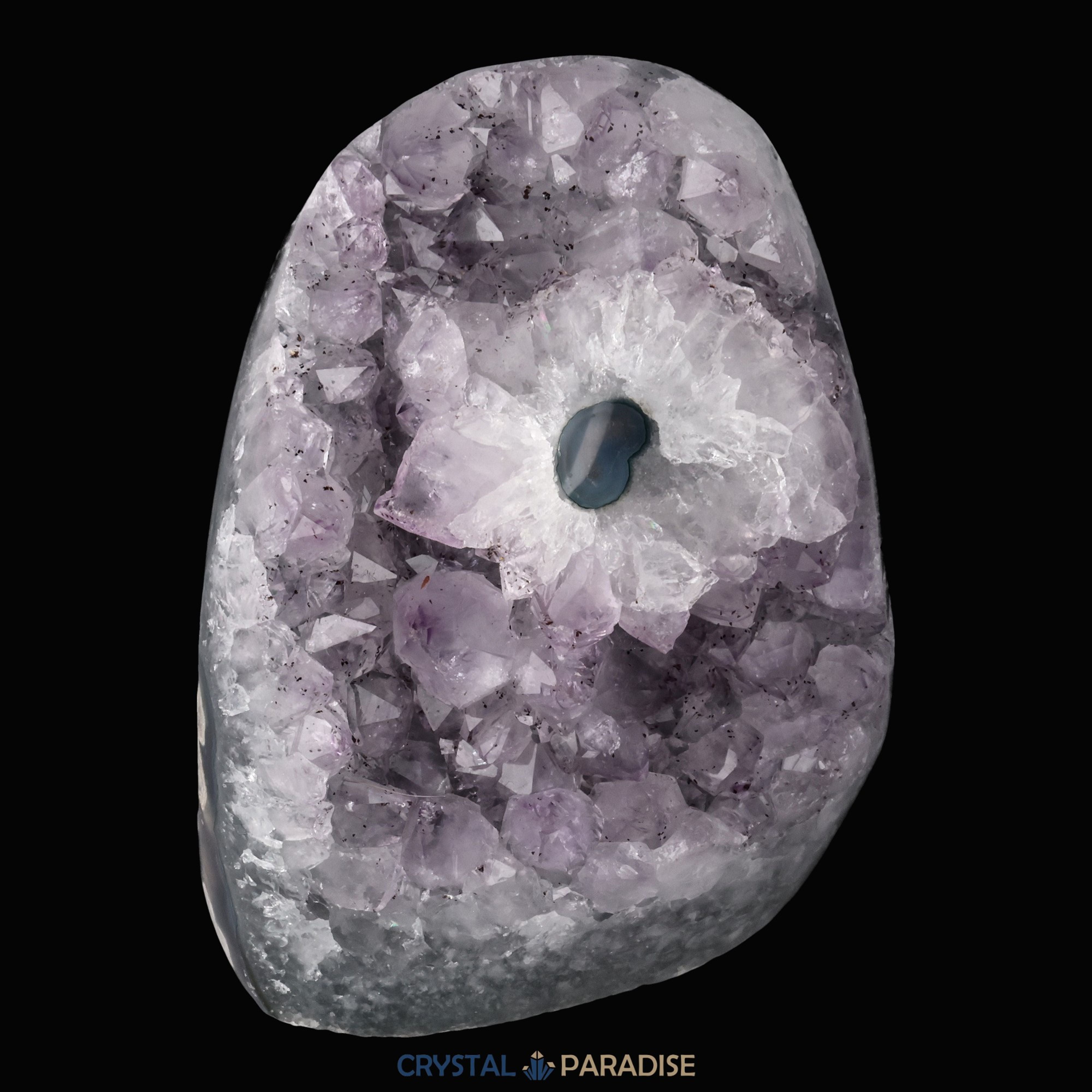 Achatisierter Amethyst Druse aus Uruguay (678g) – Ansicht 4