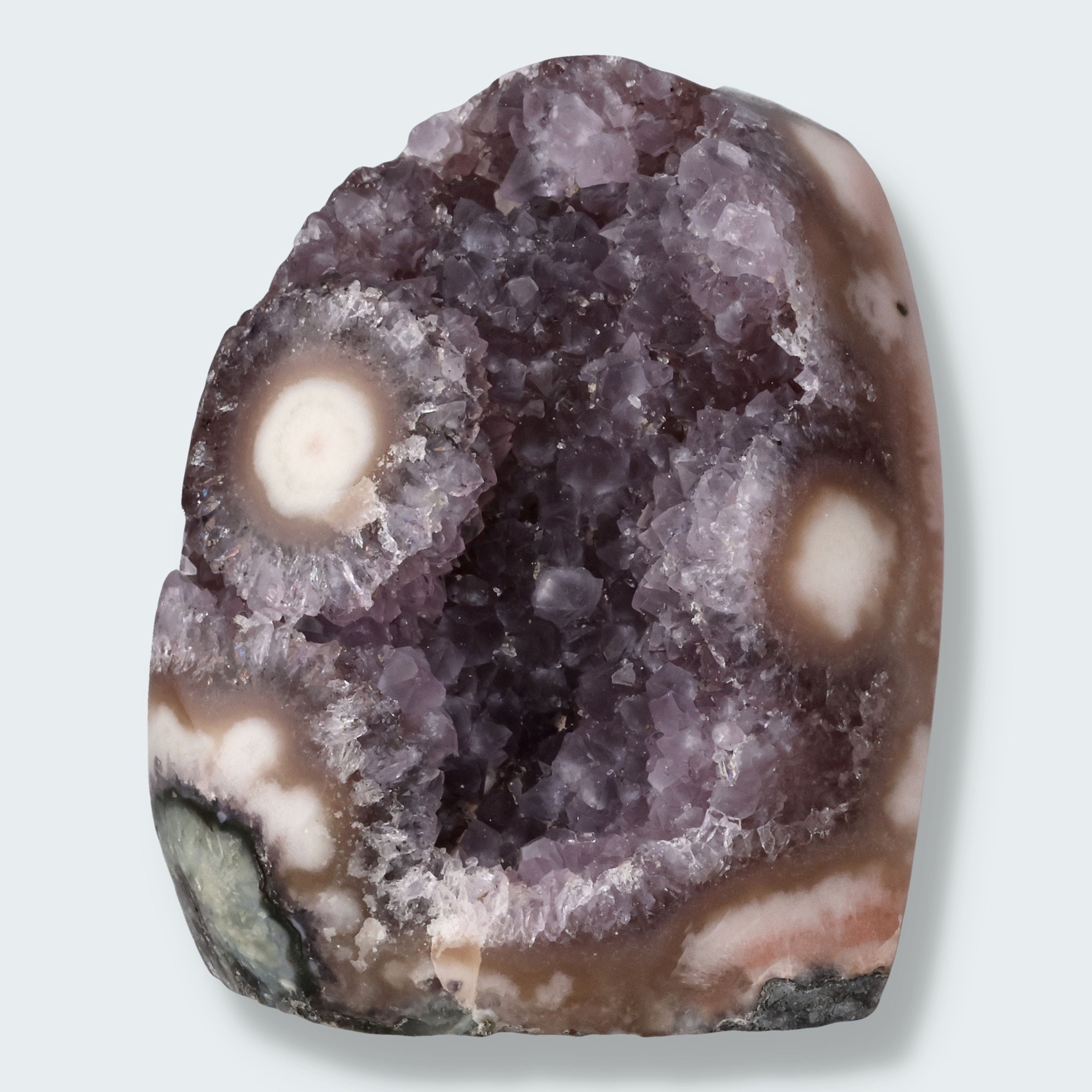 Amethyst Druse achatisiert aus Uruguay – Ansicht 2