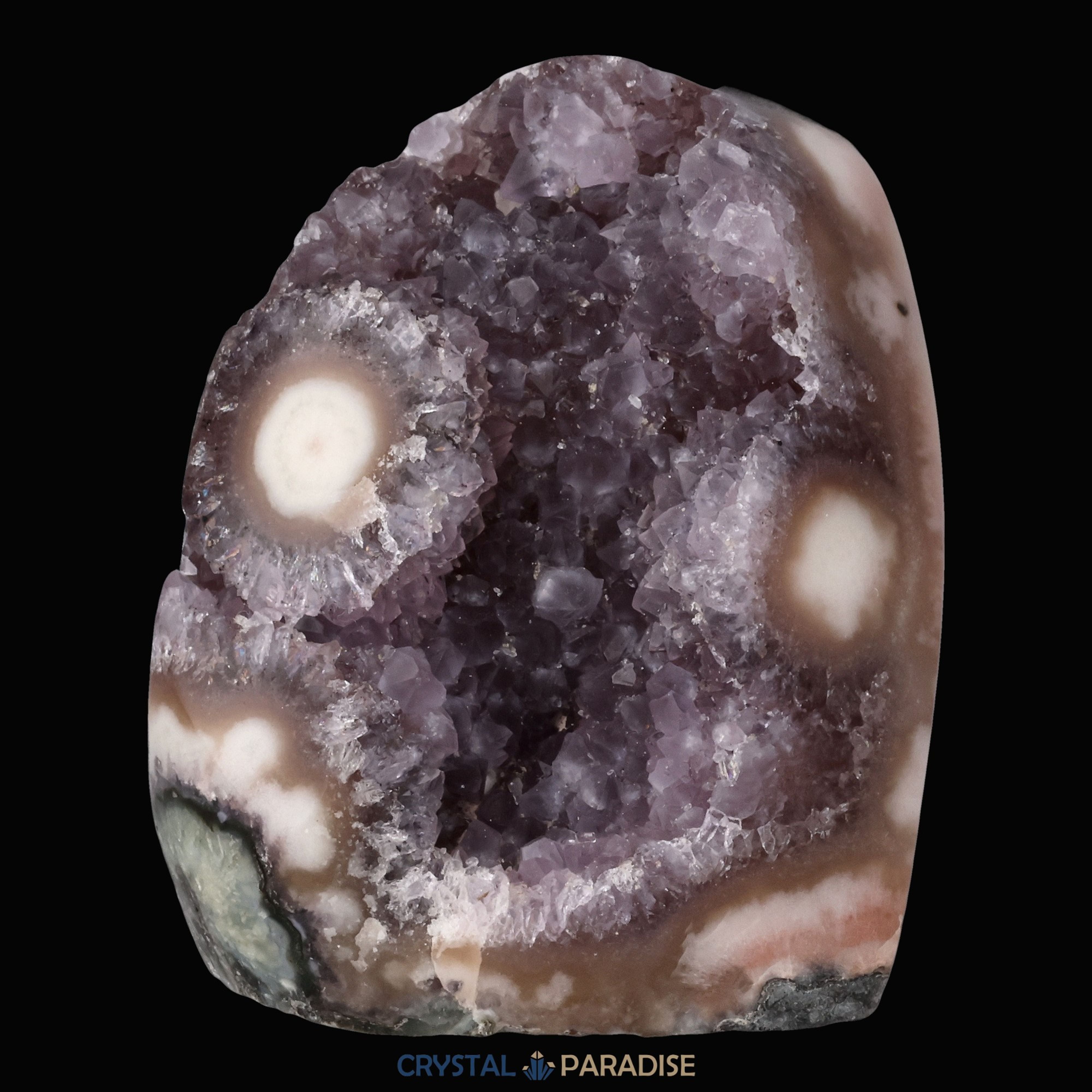Amethyst Druse achatisiert aus Uruguay – Ansicht 5
