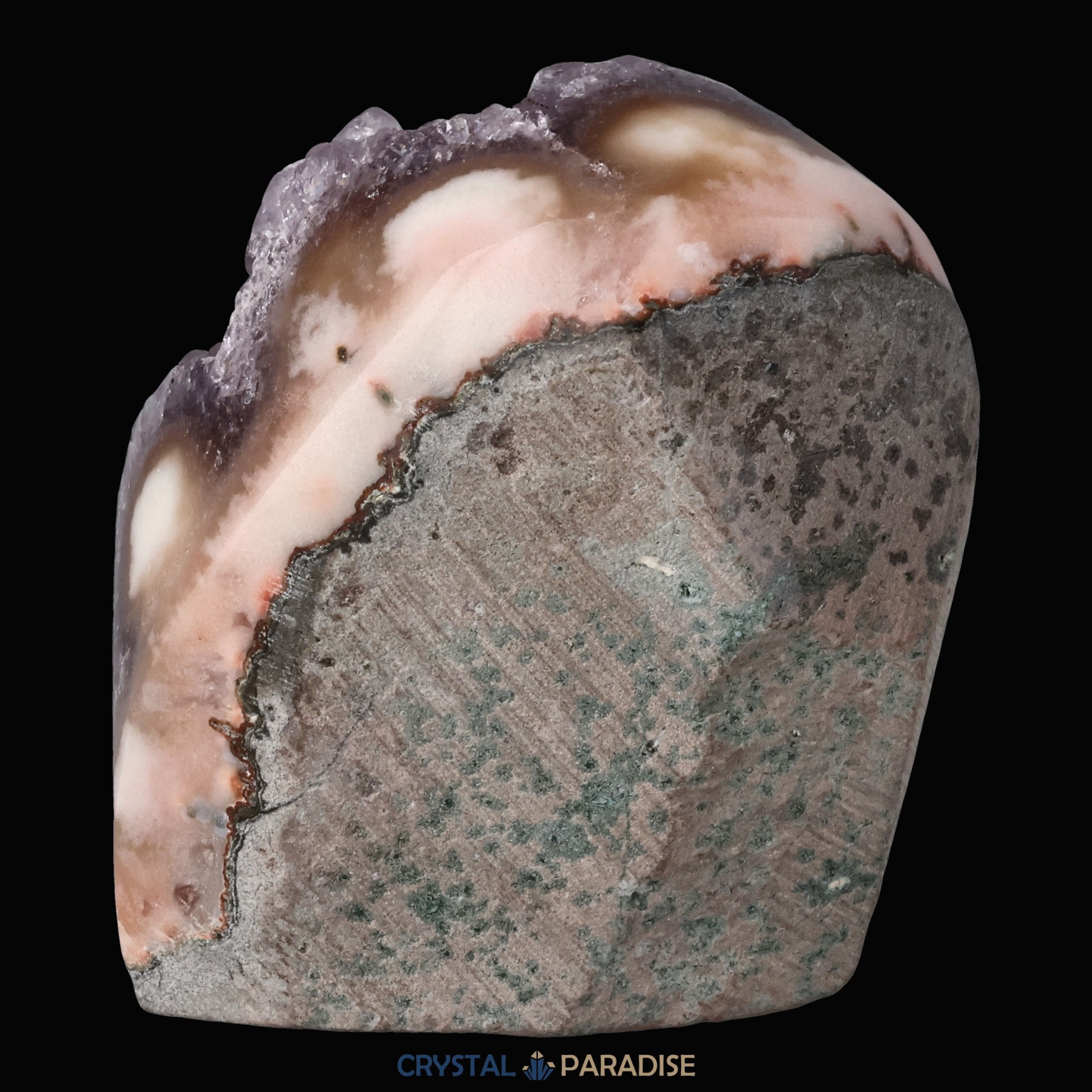 Amethyst Druse achatisiert aus Uruguay – Ansicht 7
