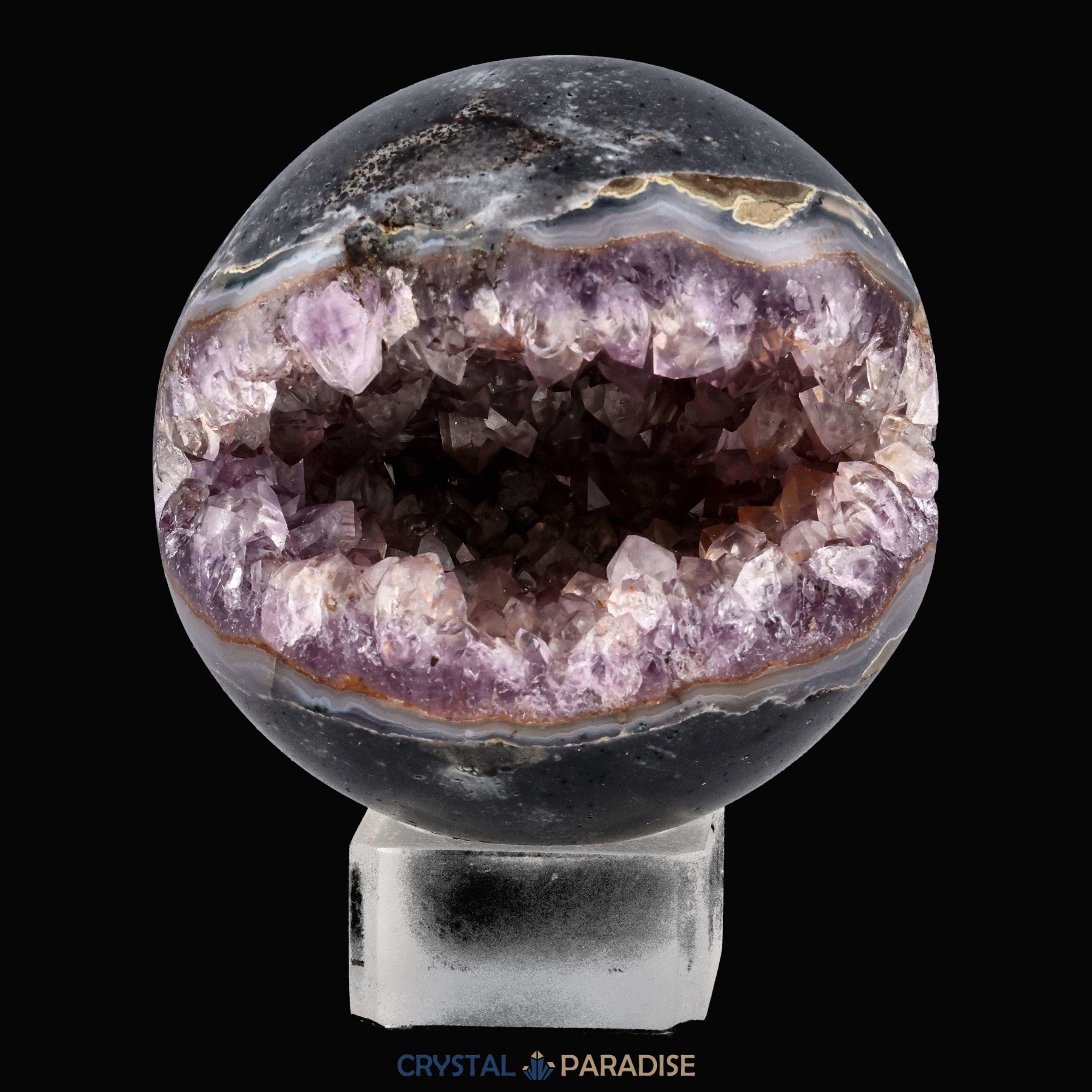 Amethyst Druzy Kugel – Ansicht 4