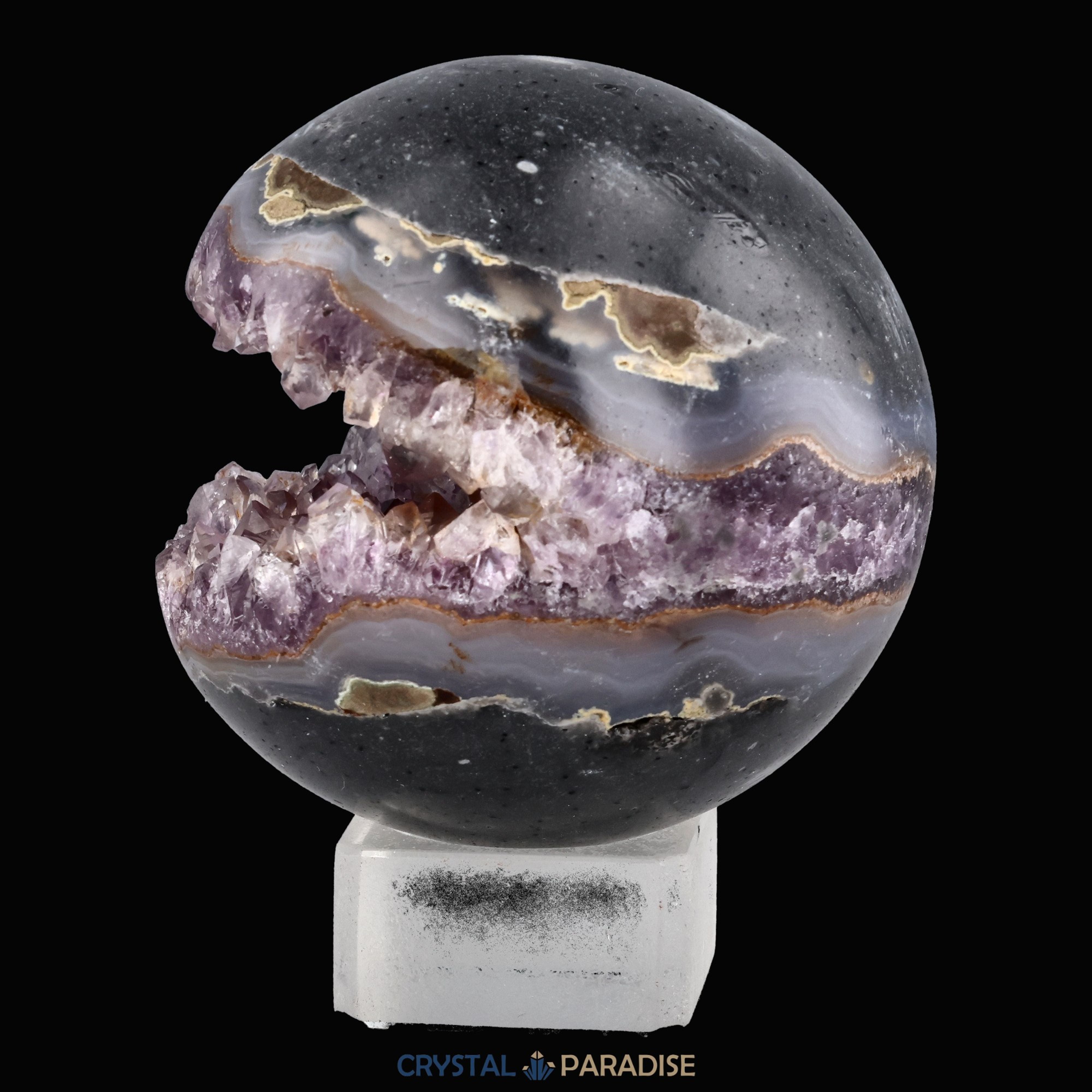 Amethyst Druzy Kugel – Ansicht 6