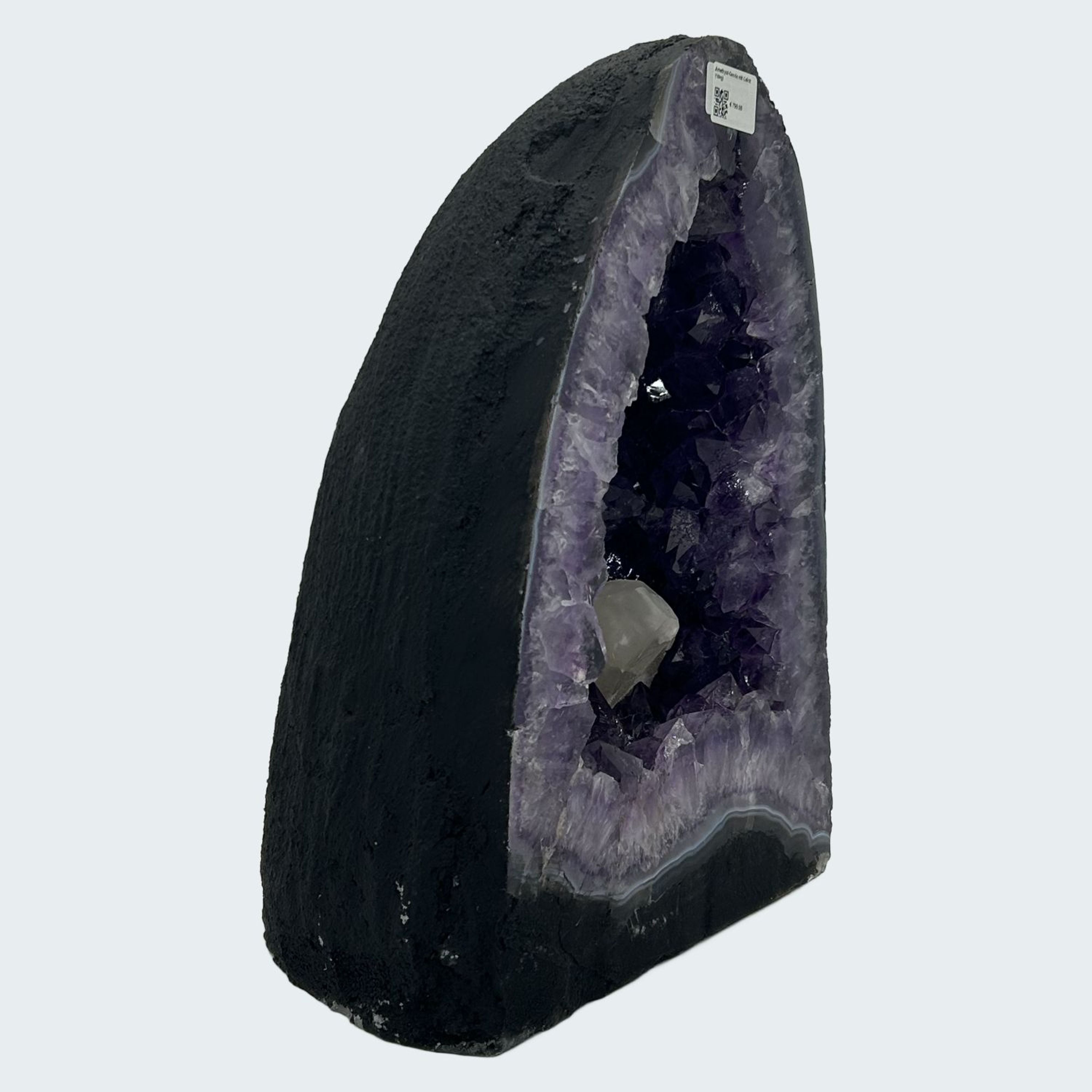 Amethyst Geode mit Calcit (16kg) – Ansicht 12
