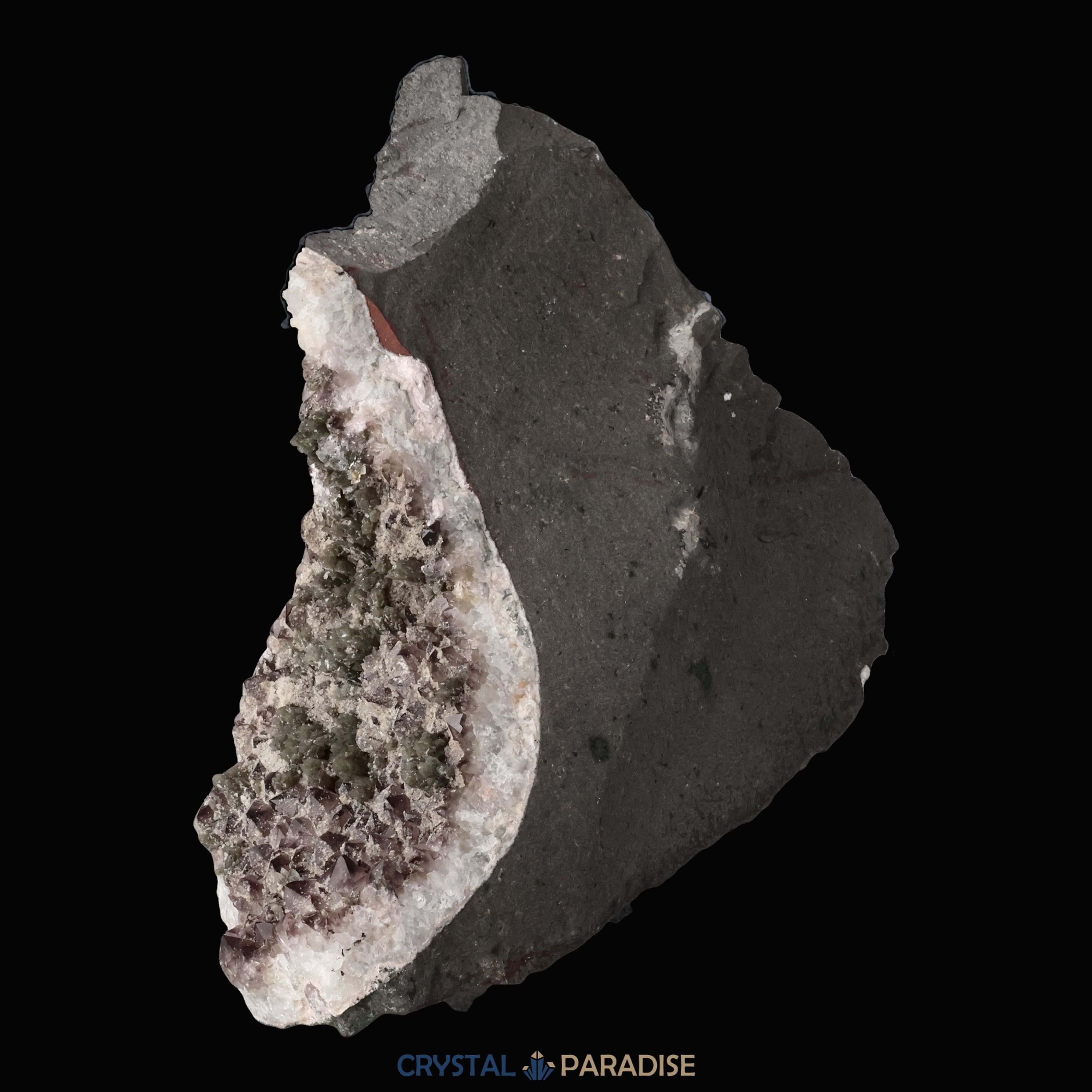 Amethyst und grüner Calcit aus Idar Oberstein (2202g) – Ansicht 5