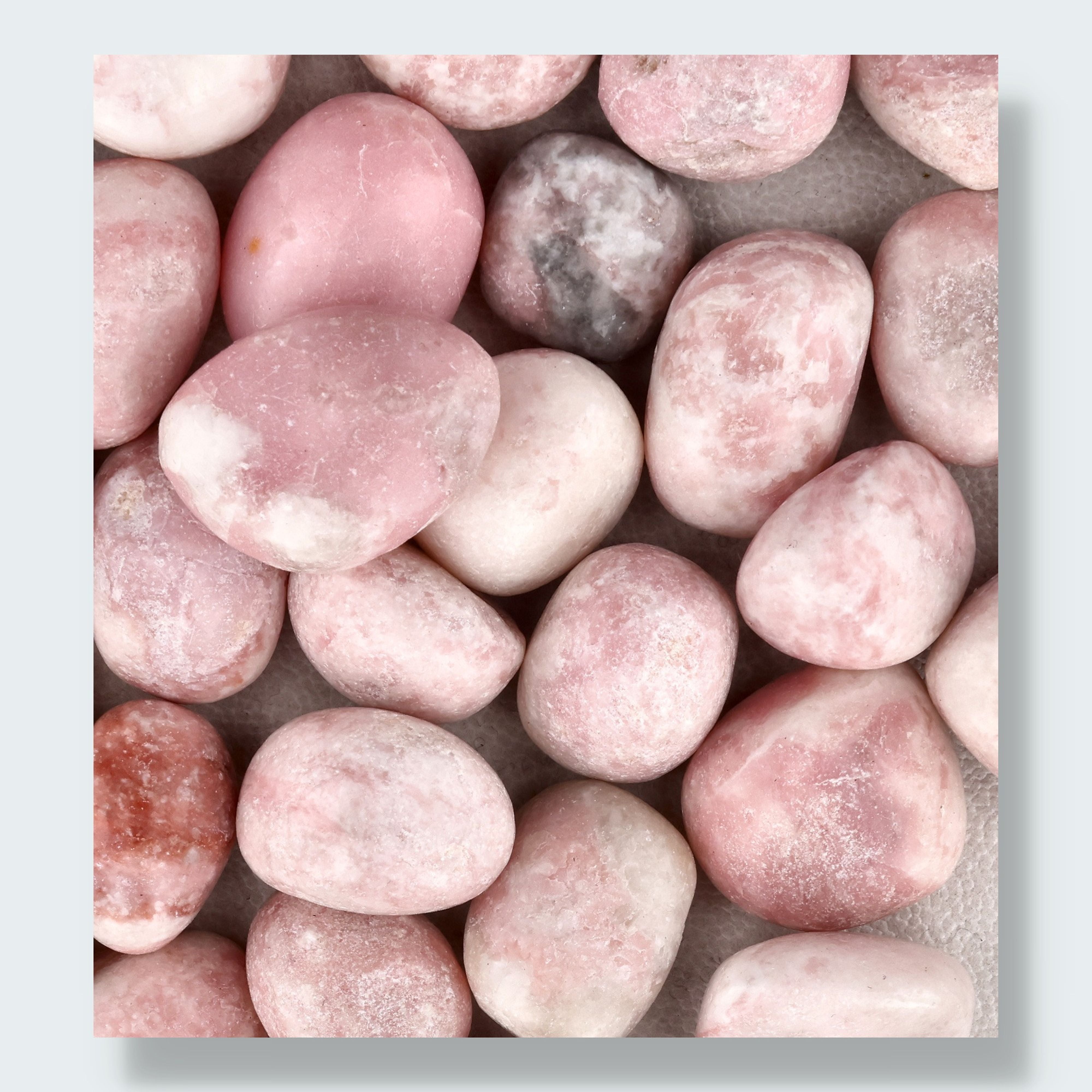 Andenopal rosa Trommelsteine – Ansicht 2