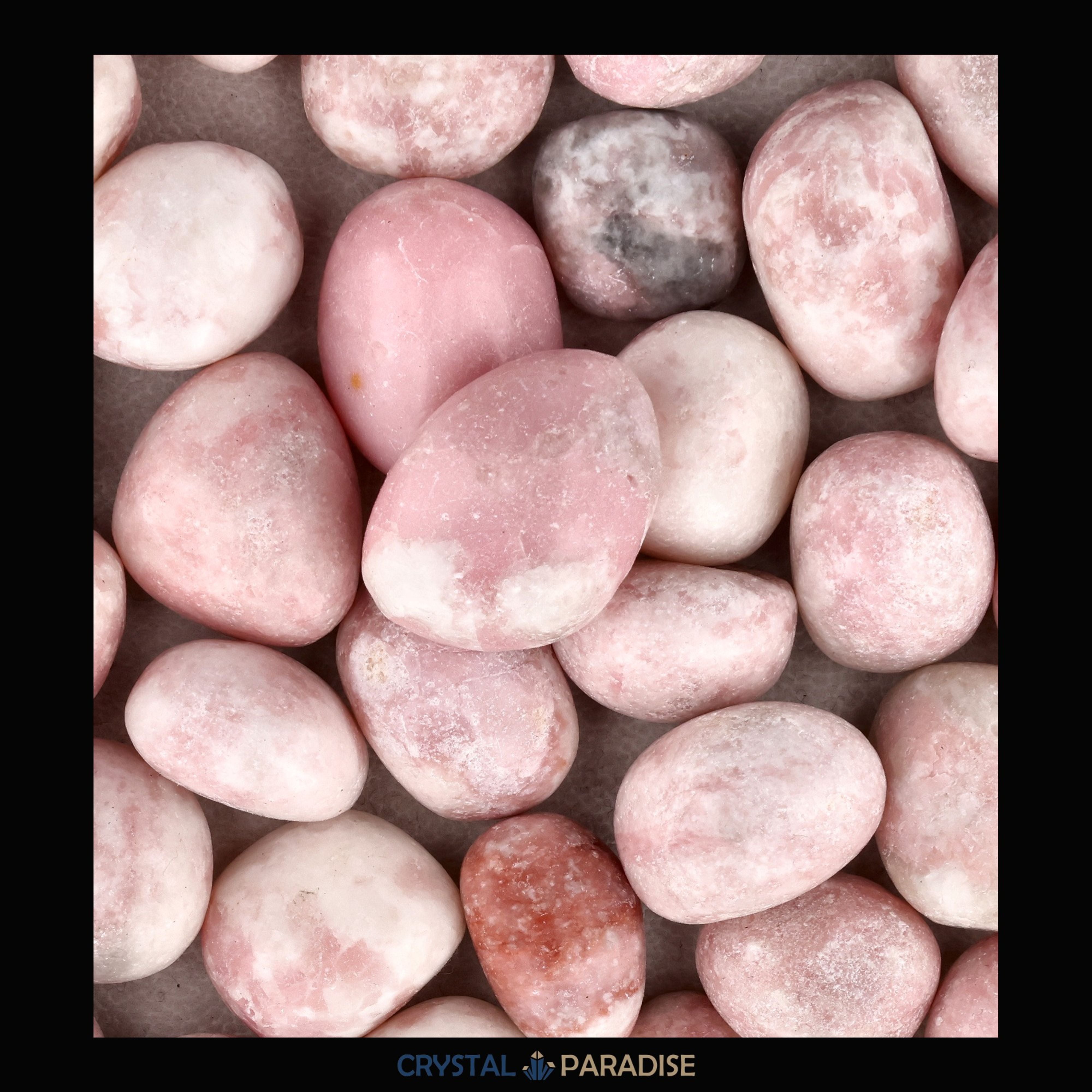 Andenopal rosa Trommelsteine – Ansicht 4