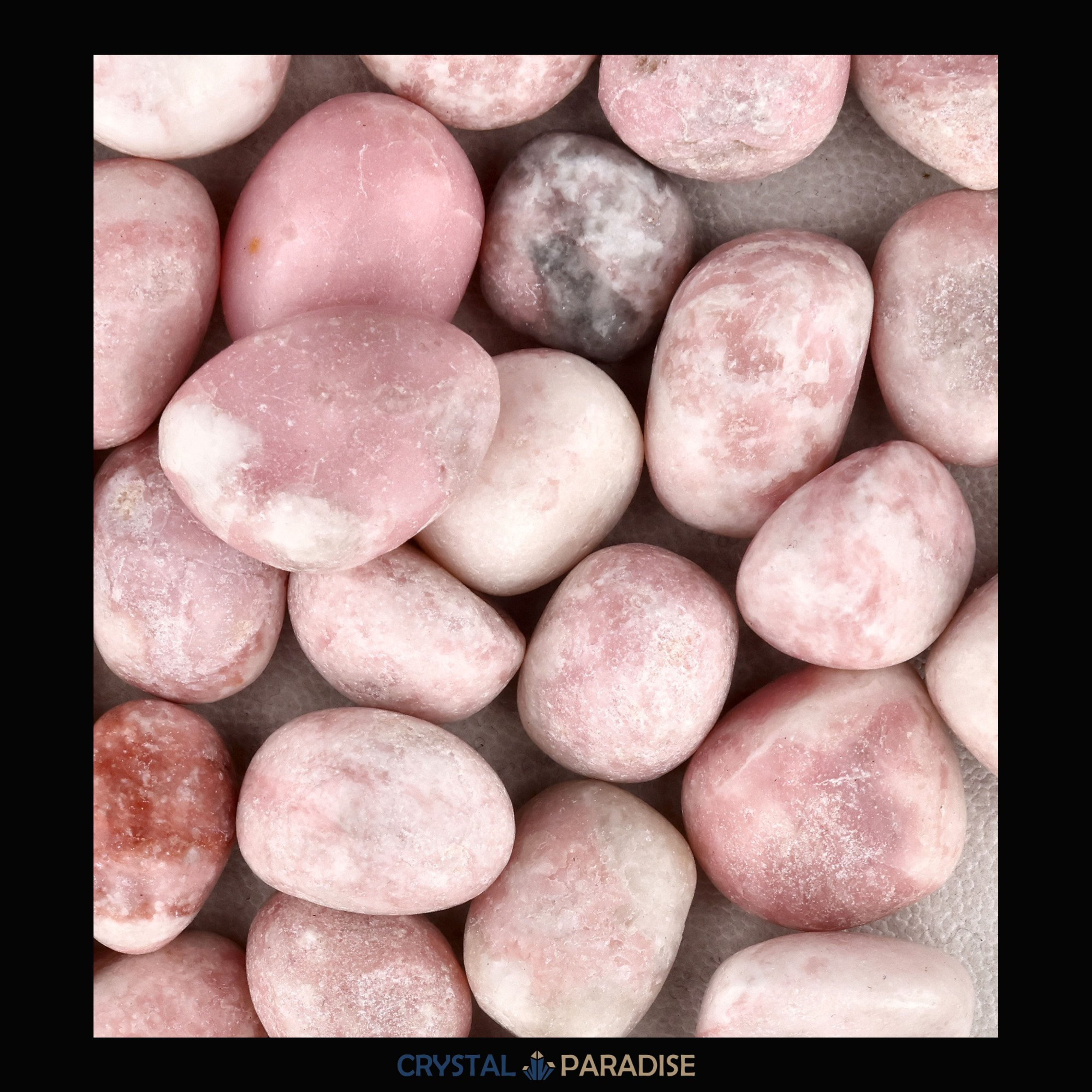 Andenopal rosa Trommelsteine – Ansicht 5