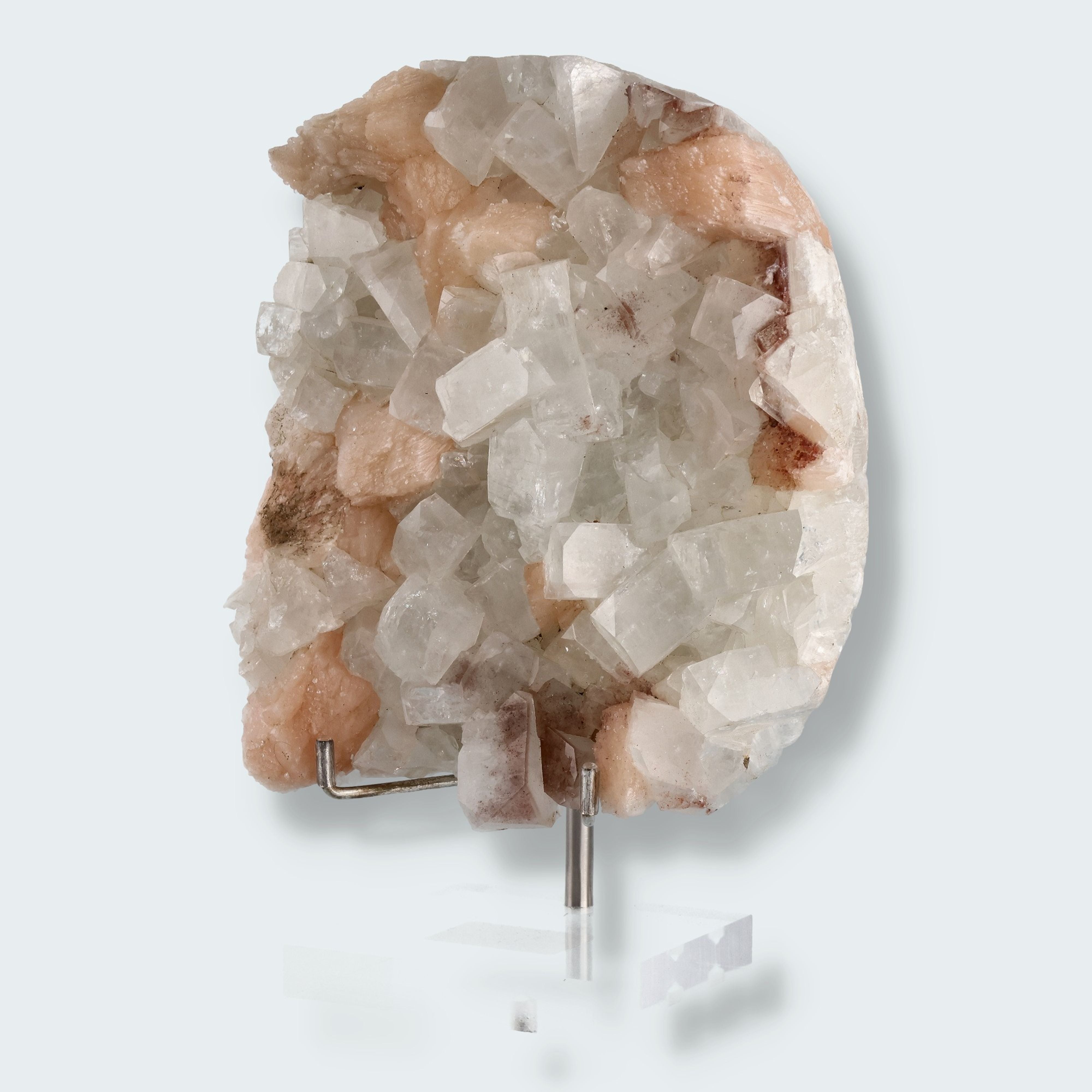 Apophyllit Stilbit Cluster aus Indien (1346g) – Ansicht 3