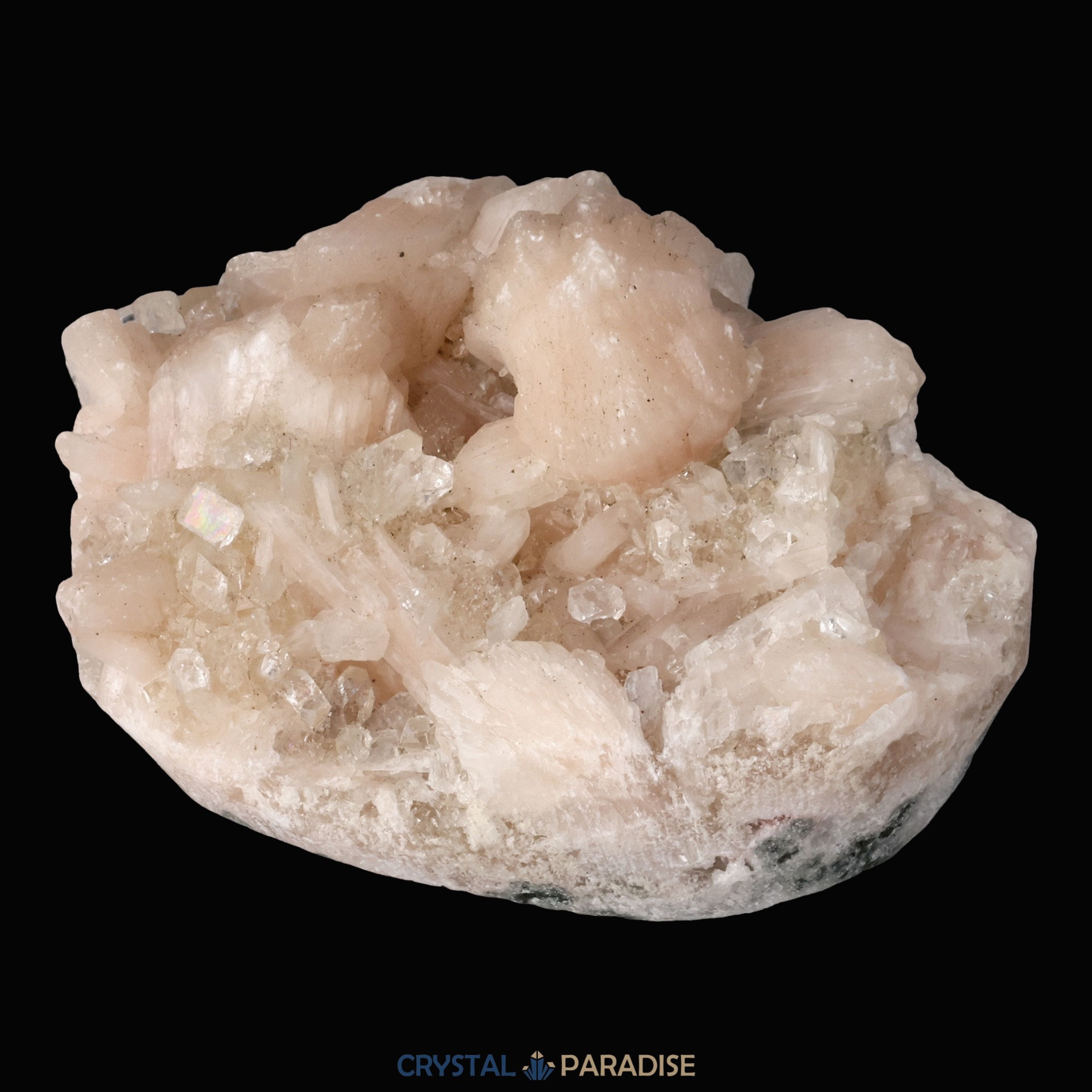 Apophyllit Stilbit Cluster aus Indien – Ansicht 5