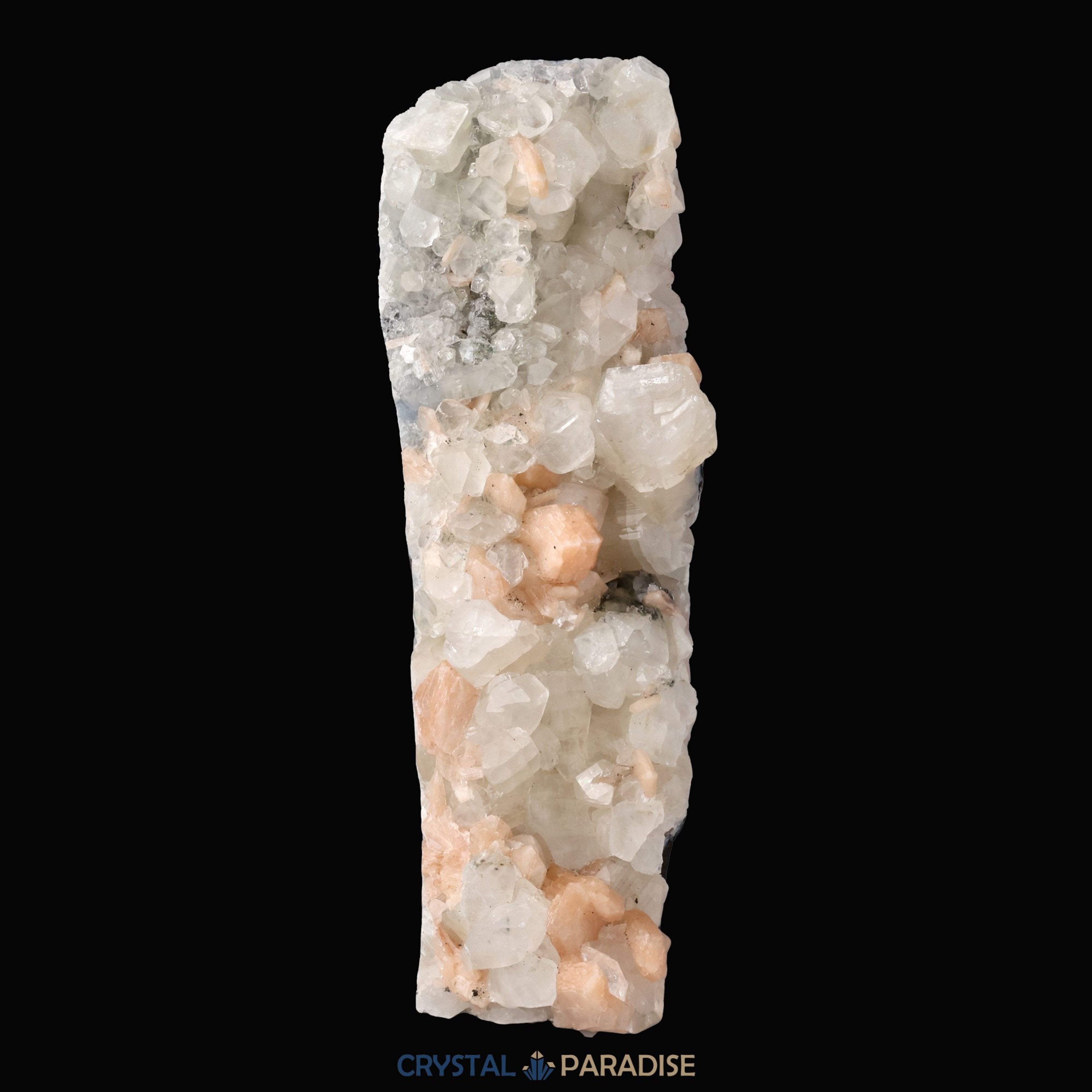 Apophyllit Stilbit Cluster XL aus Indien (1989g) – Ansicht 3