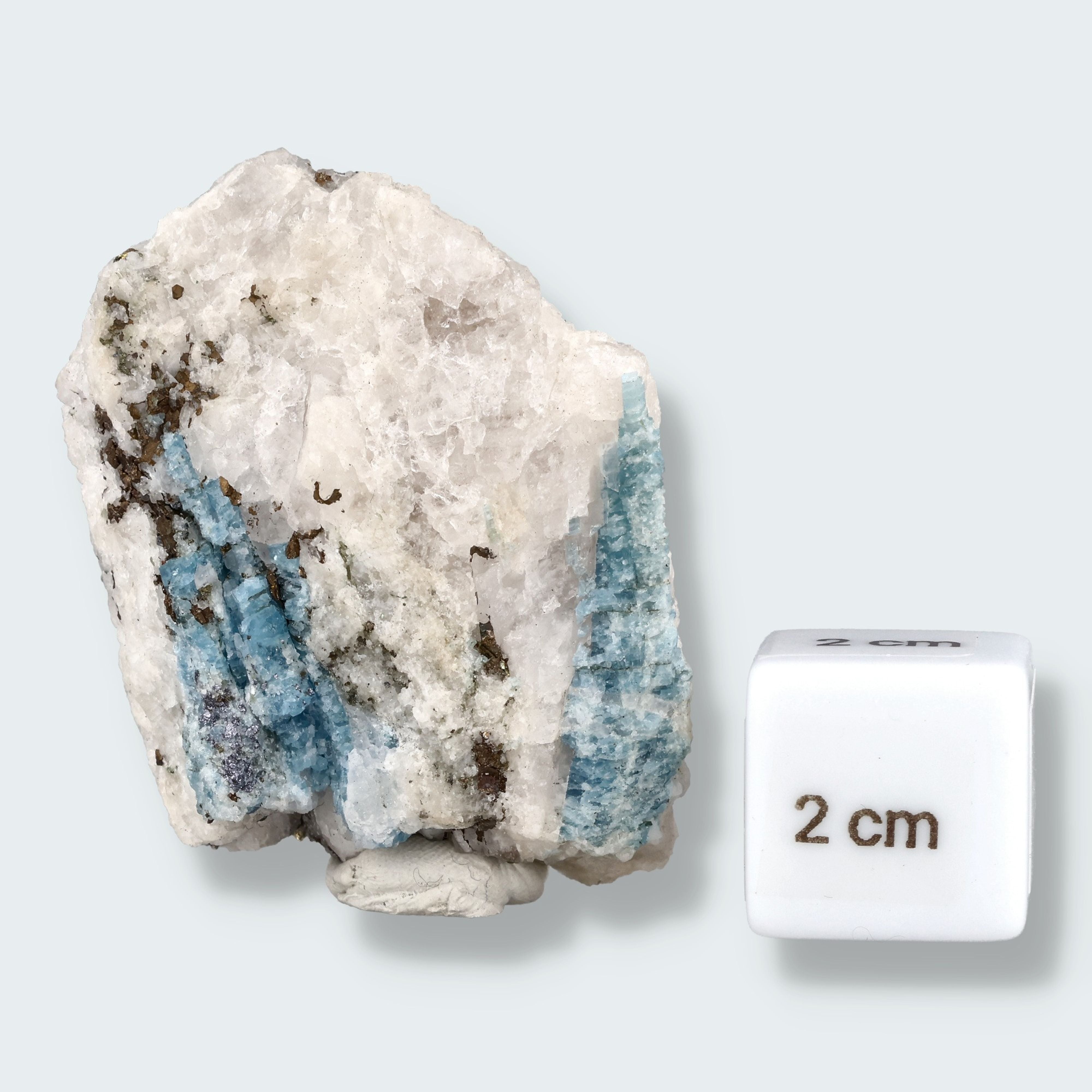 Aquamarin aus dem Habachtal, Österreich (63g) – Ansicht 2