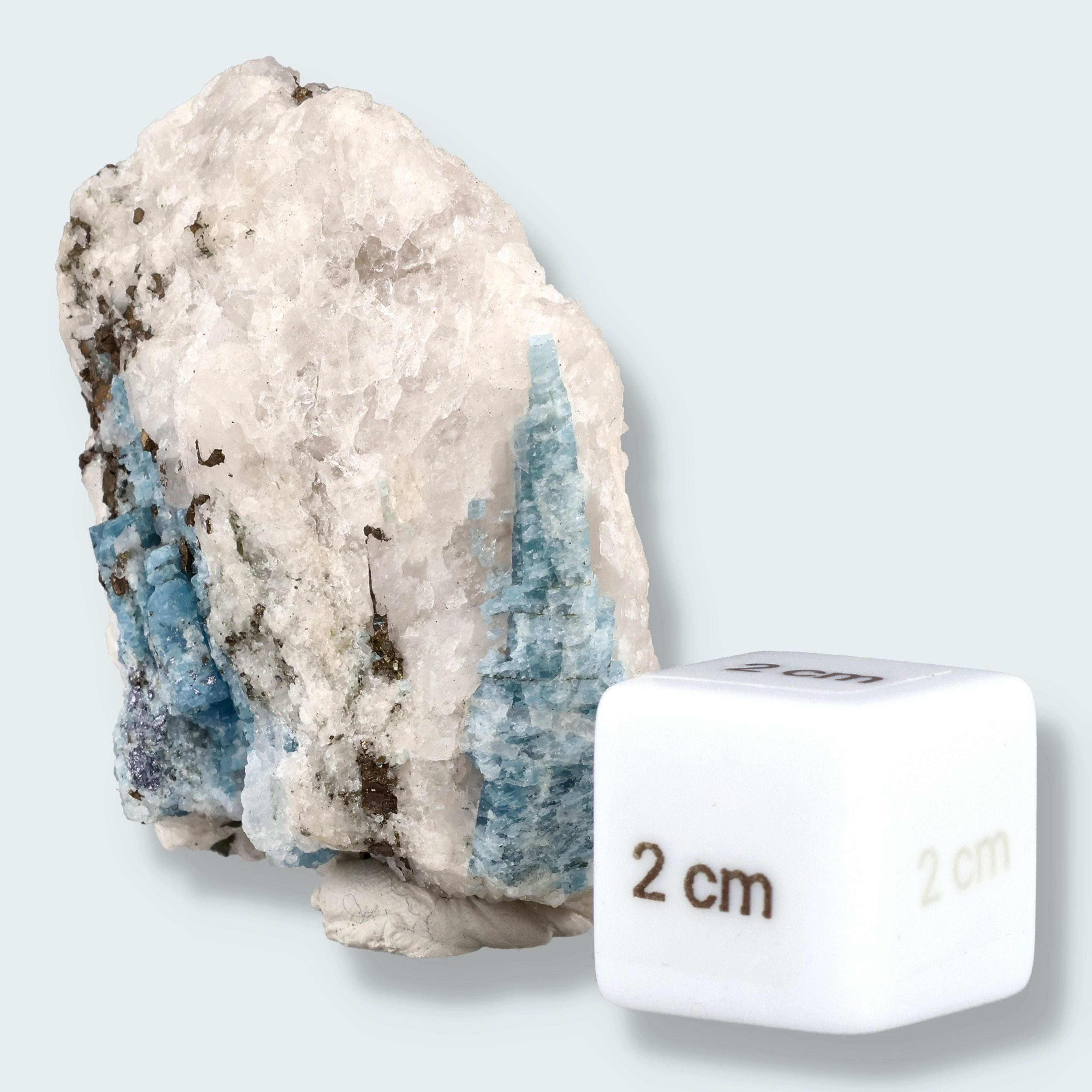 Aquamarin aus dem Habachtal, Österreich (63g) – Ansicht 3