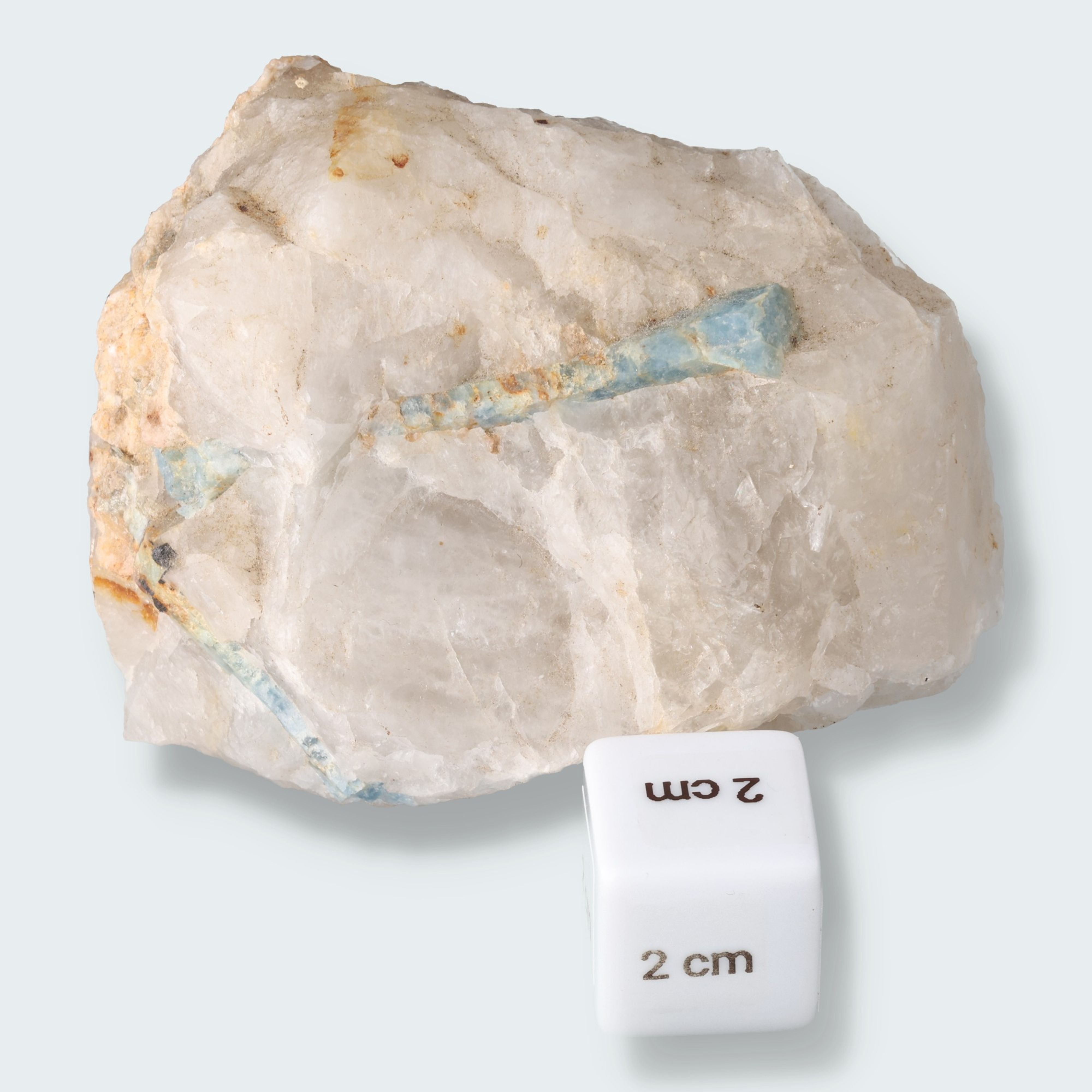 Aquamarin aus Graubünden, Schweiz (409g) – Ansicht 2