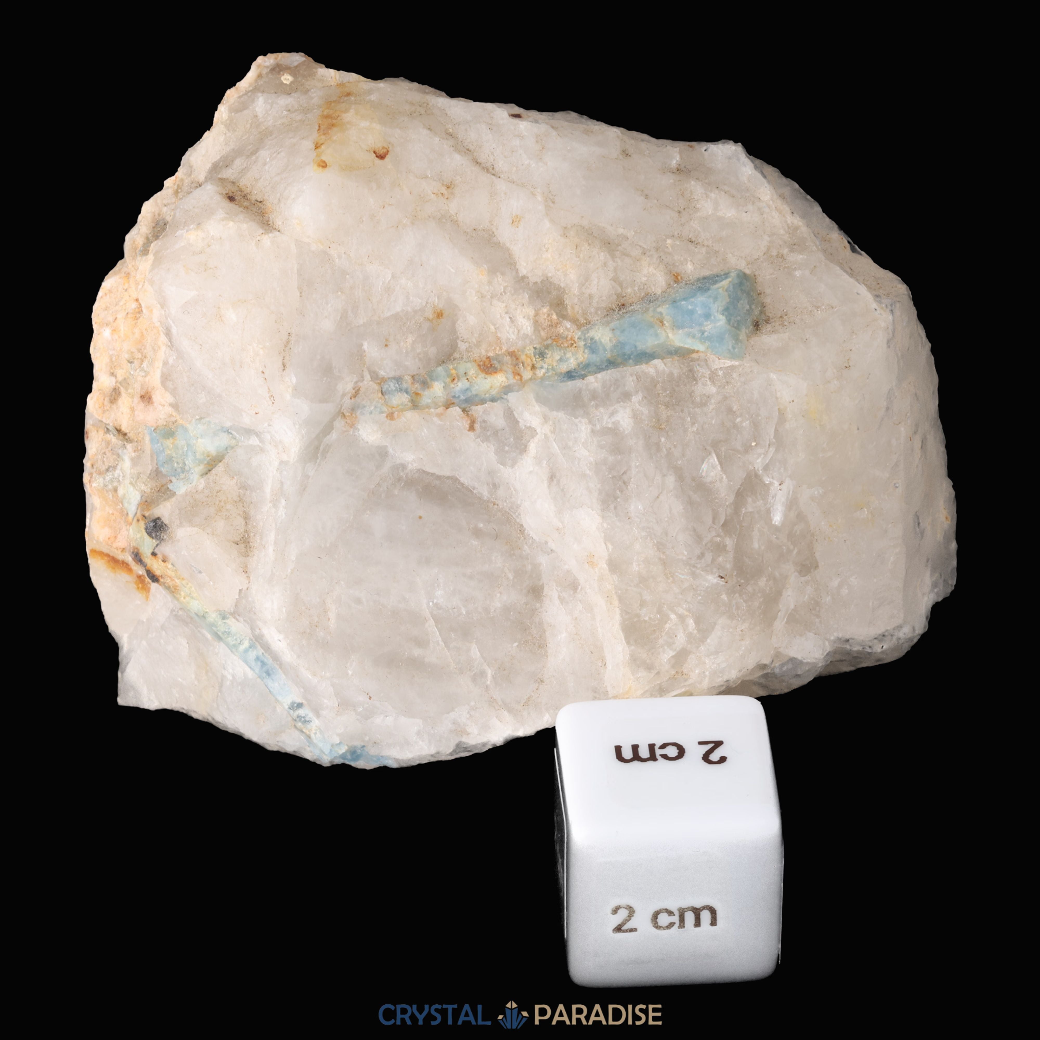 Aquamarin aus Graubünden, Schweiz (409g) – Ansicht 5