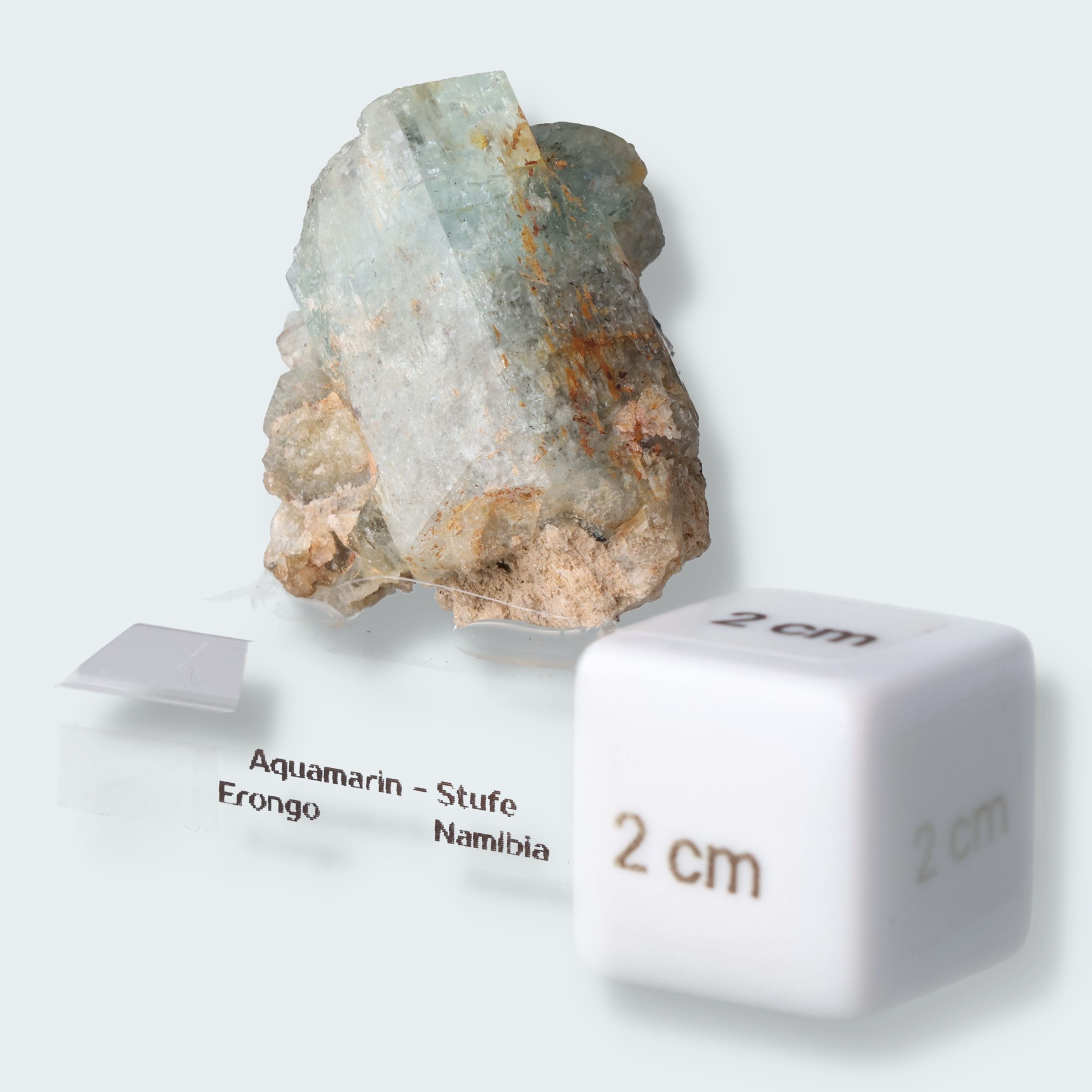 Aquamarin aus Namibia (ca. 32 g) – Ansicht 2