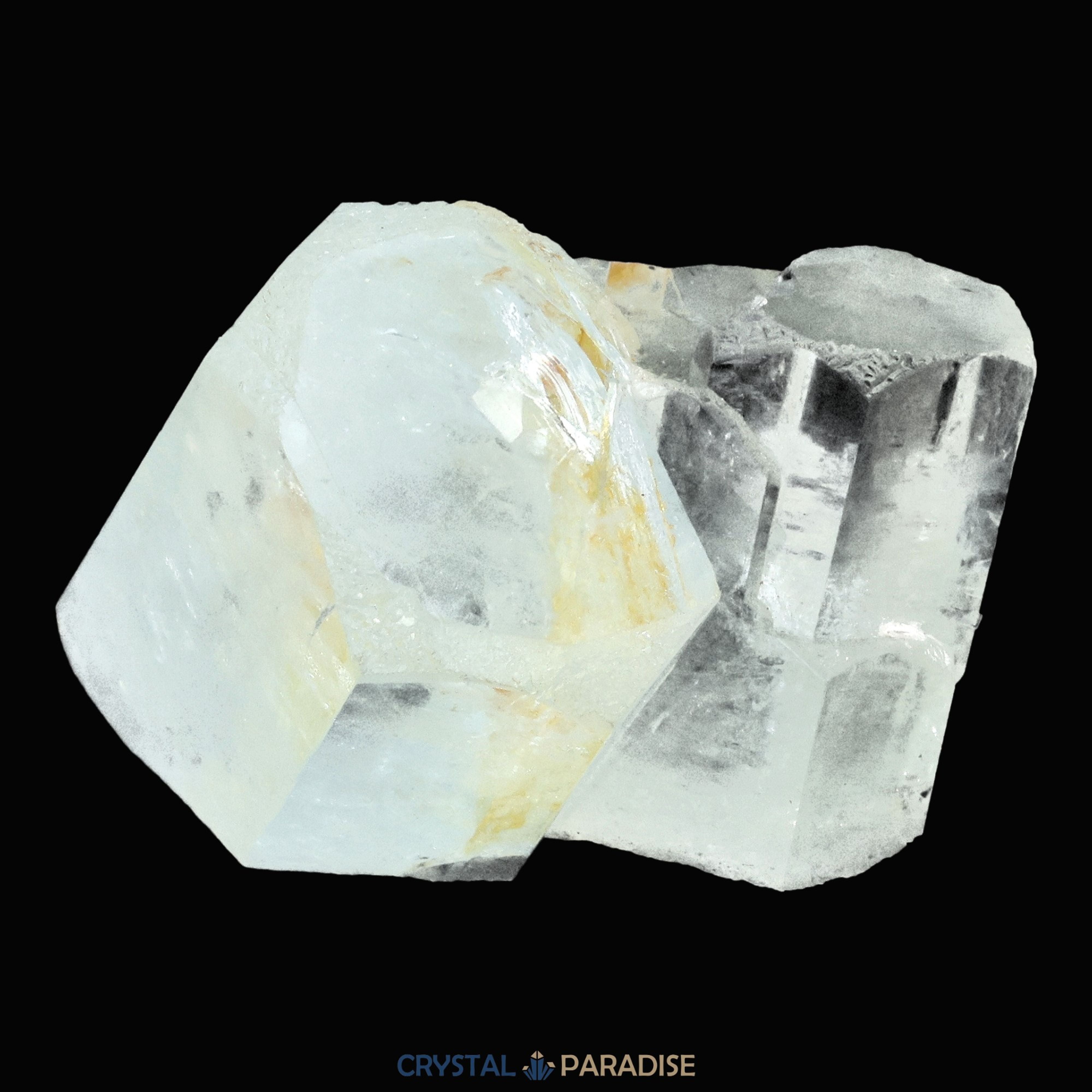 Aquamarin Doppel - Kristall auf Feldspat aus Pakistan (27g) – Ansicht 4