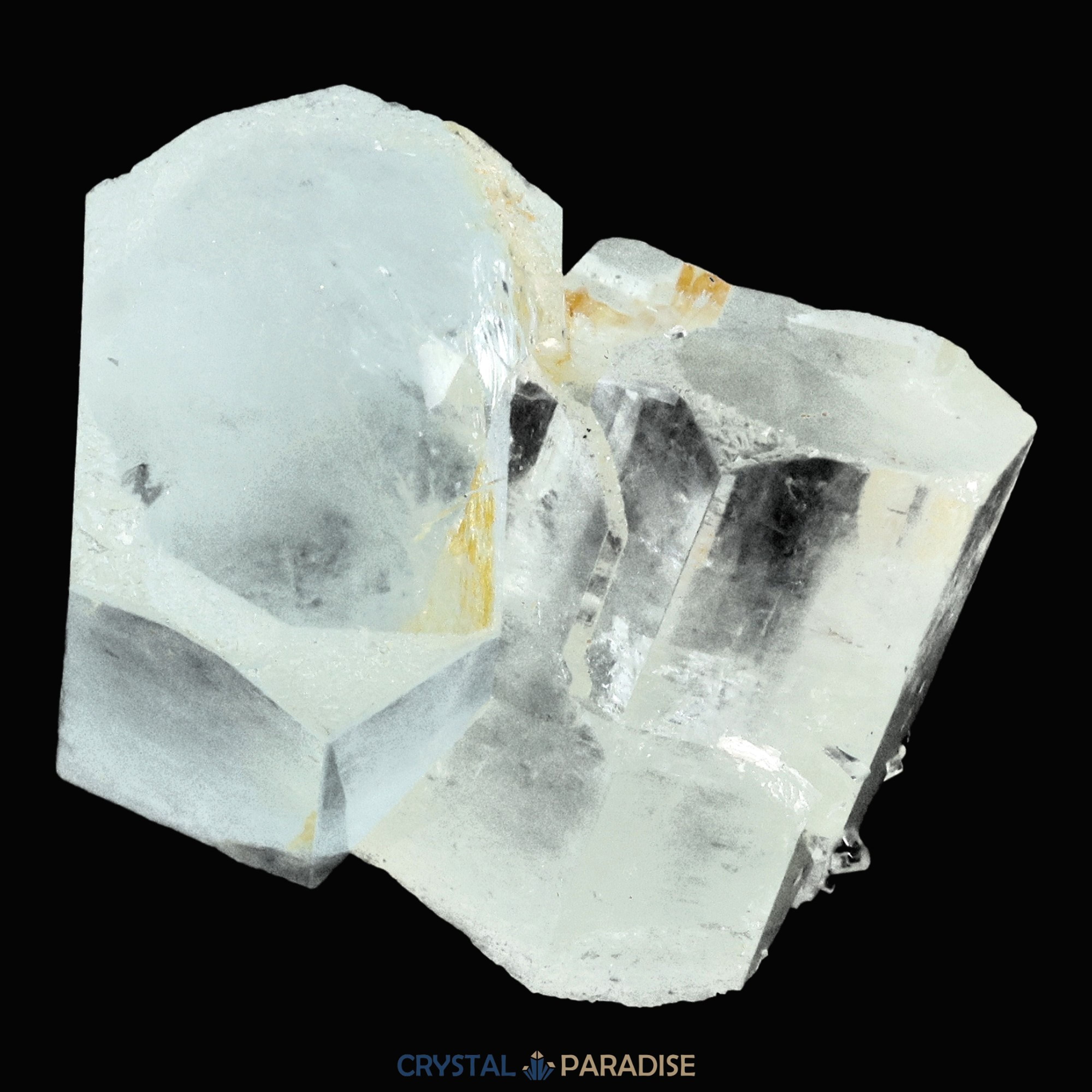 Aquamarin Doppel - Kristall auf Feldspat aus Pakistan (27g) – Ansicht 5