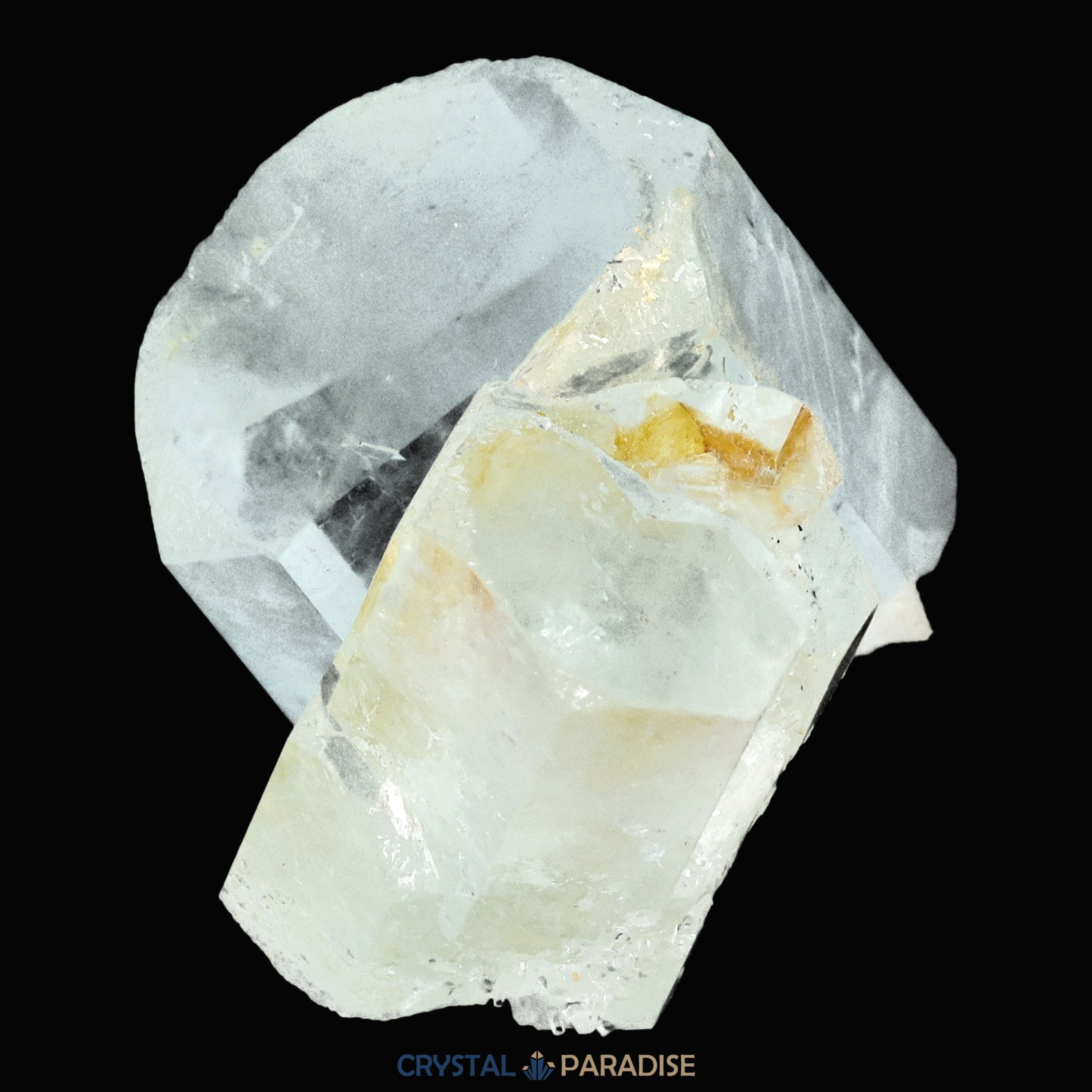 Aquamarin Doppel - Kristall auf Feldspat aus Pakistan (27g) – Ansicht 6