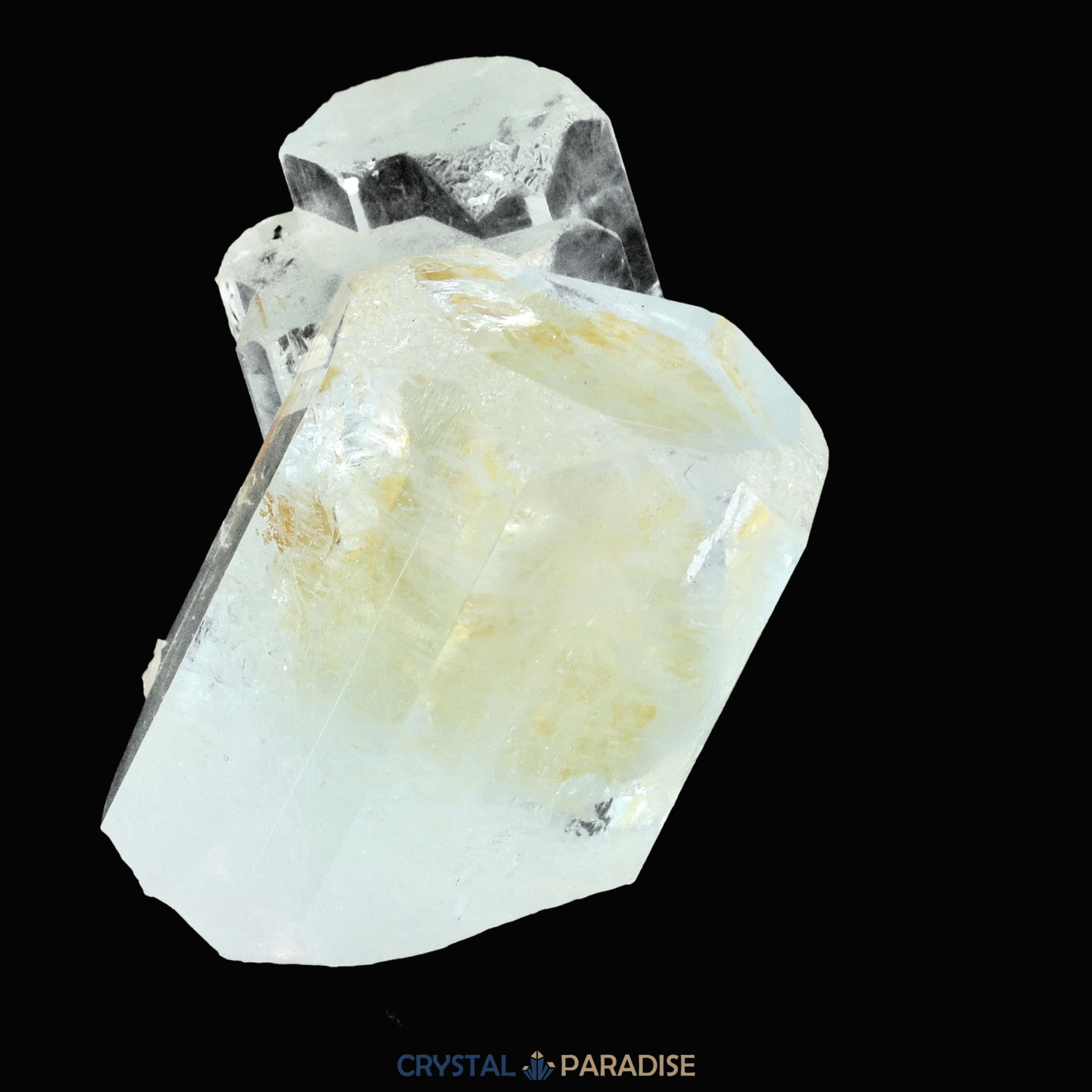 Aquamarin Doppel - Kristall auf Feldspat aus Pakistan (27g) – Ansicht 9