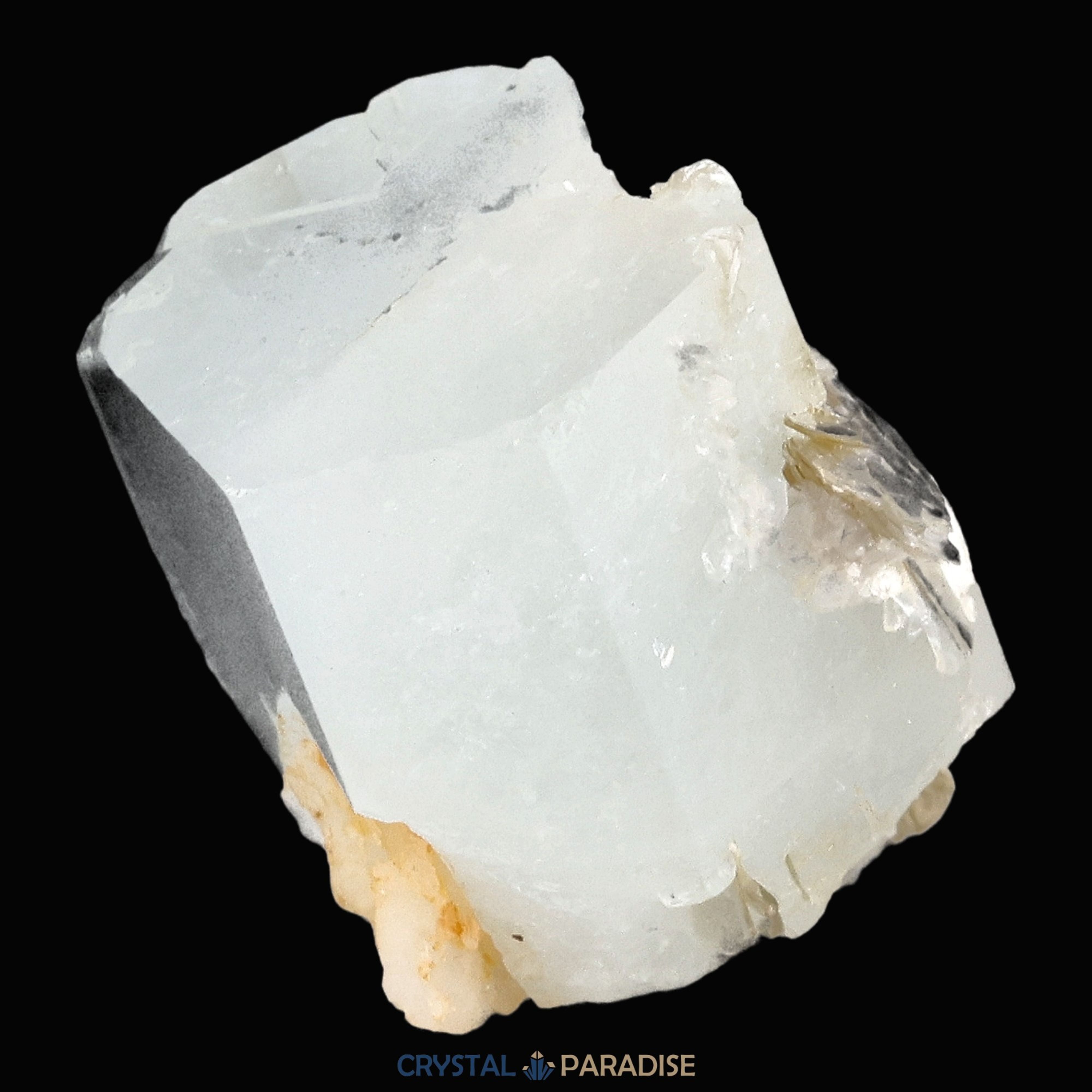 Aquamarin Kristall auf Feldspat aus Pakistan (11g) – Ansicht 4