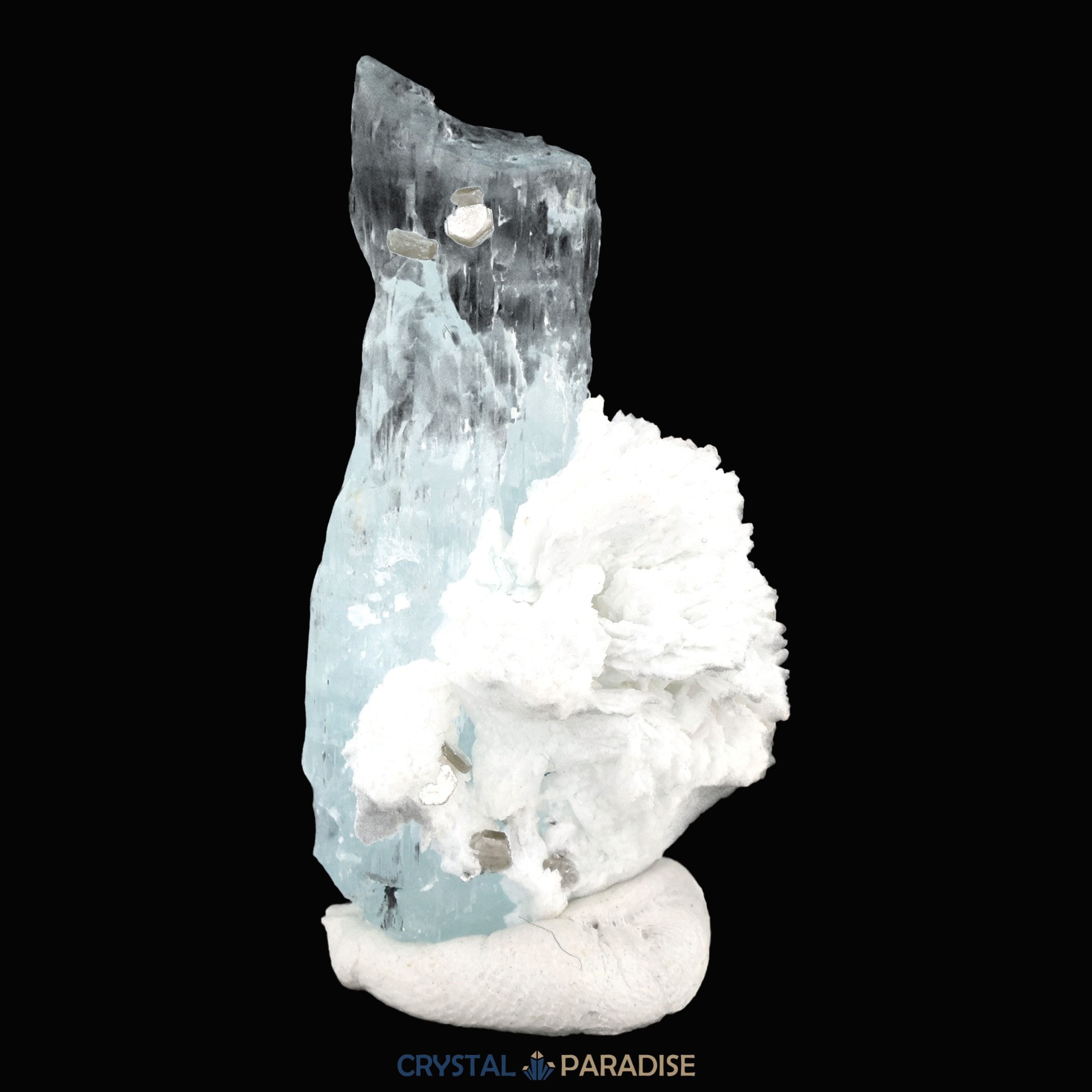 Aquamarin Kristall auf Feldspat aus Pakistan (15g) – Ansicht 5