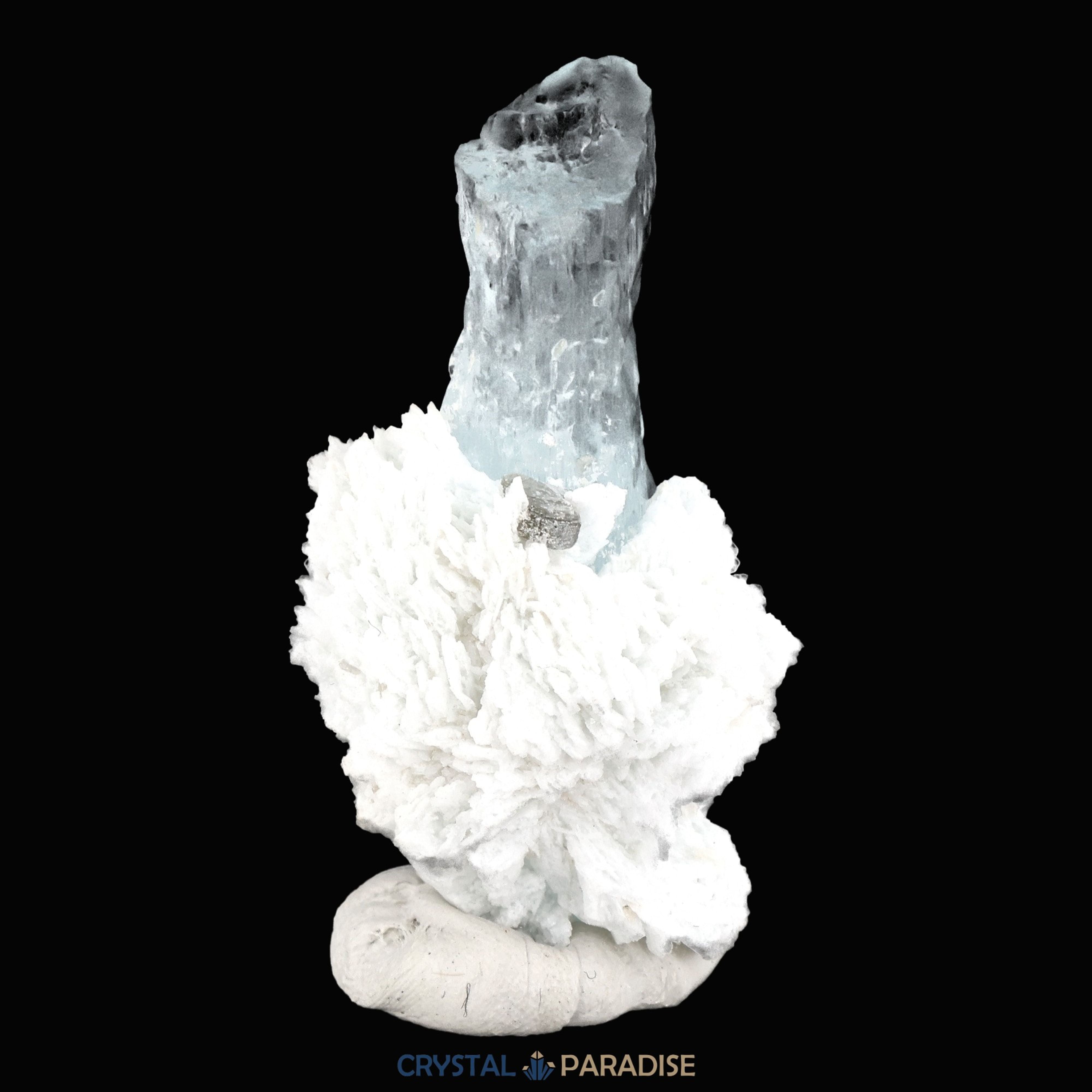 Aquamarin Kristall auf Feldspat aus Pakistan (15g) – Ansicht 7