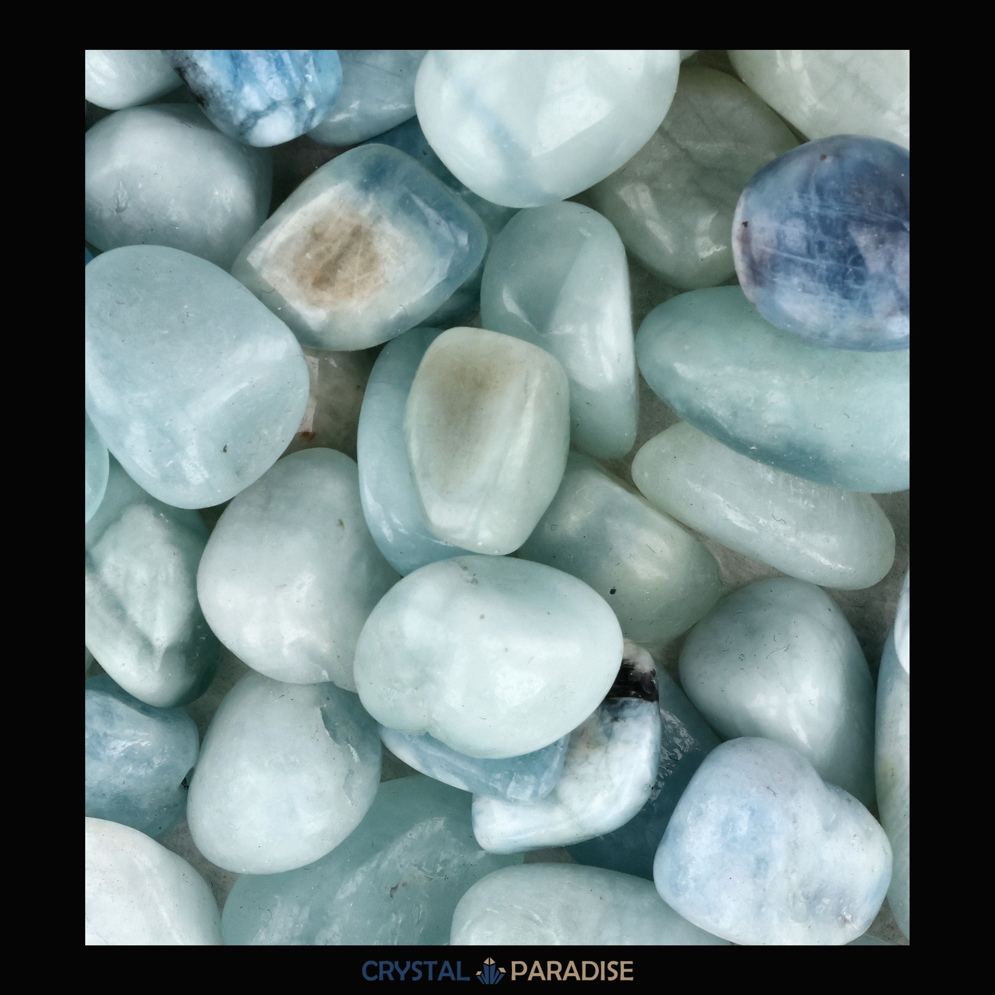 Aquamarin Trommelsteine – Ansicht 5
