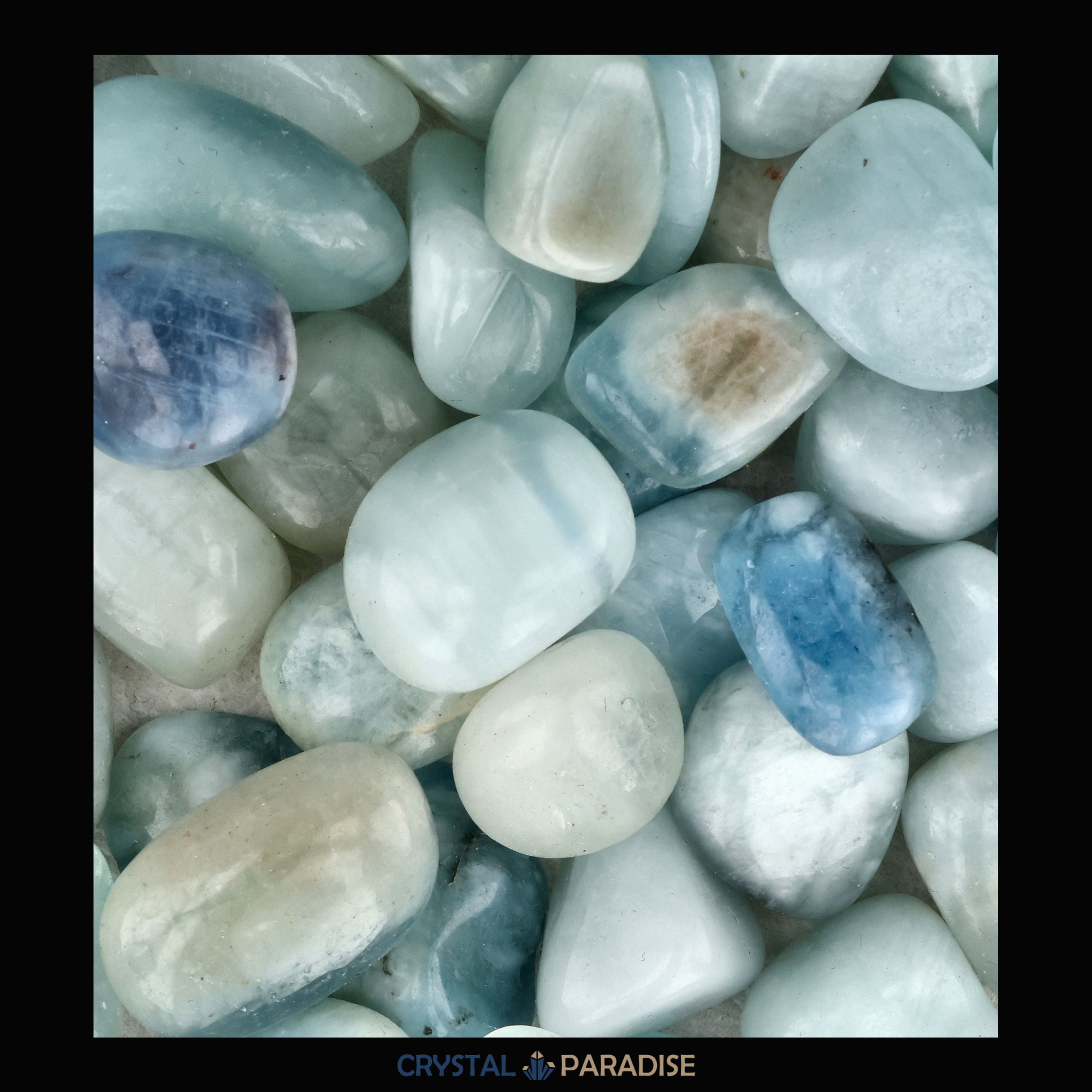 Aquamarin Trommelsteine – Ansicht 8