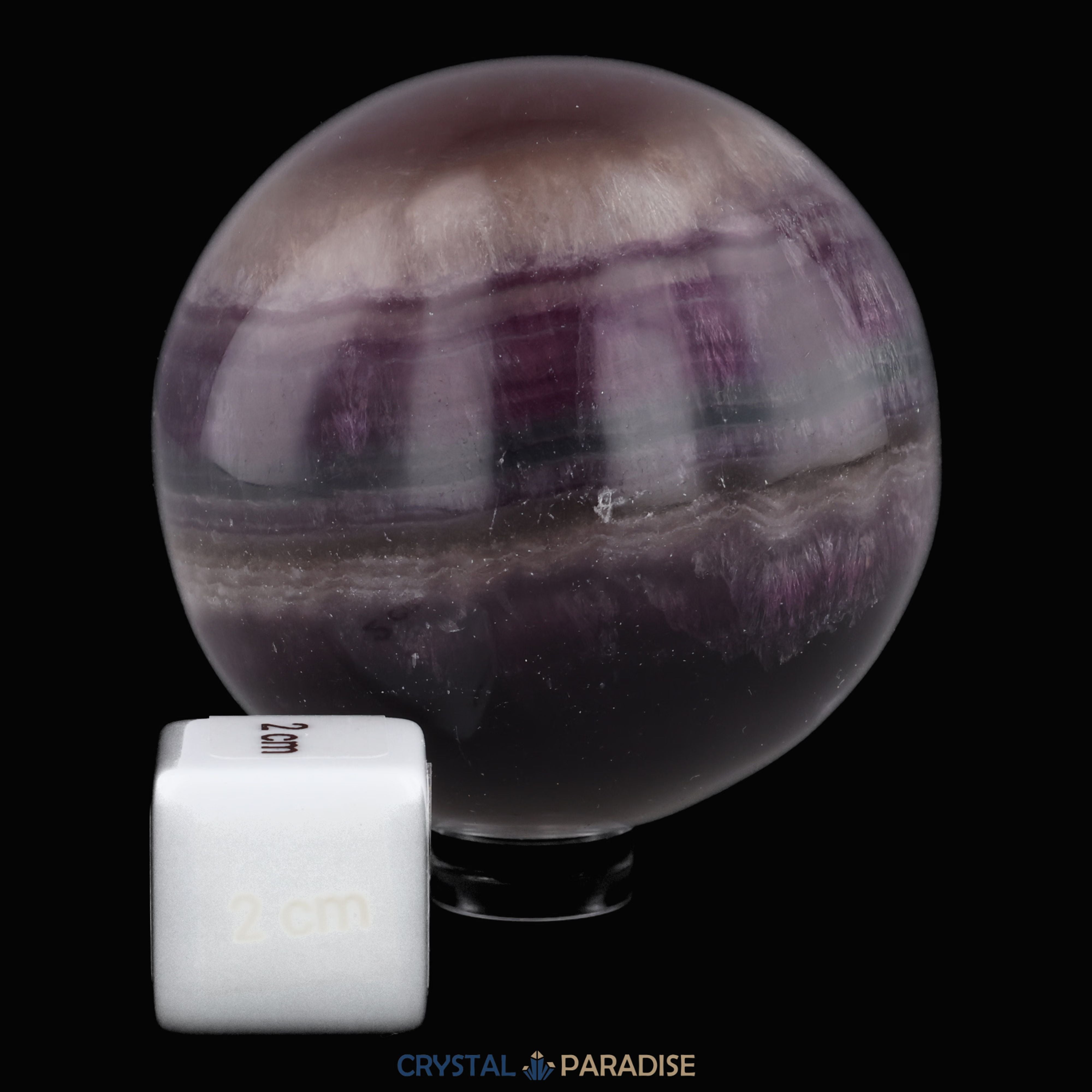 Bänder Fluorit Kugel (5,8cm) – Ansicht 7