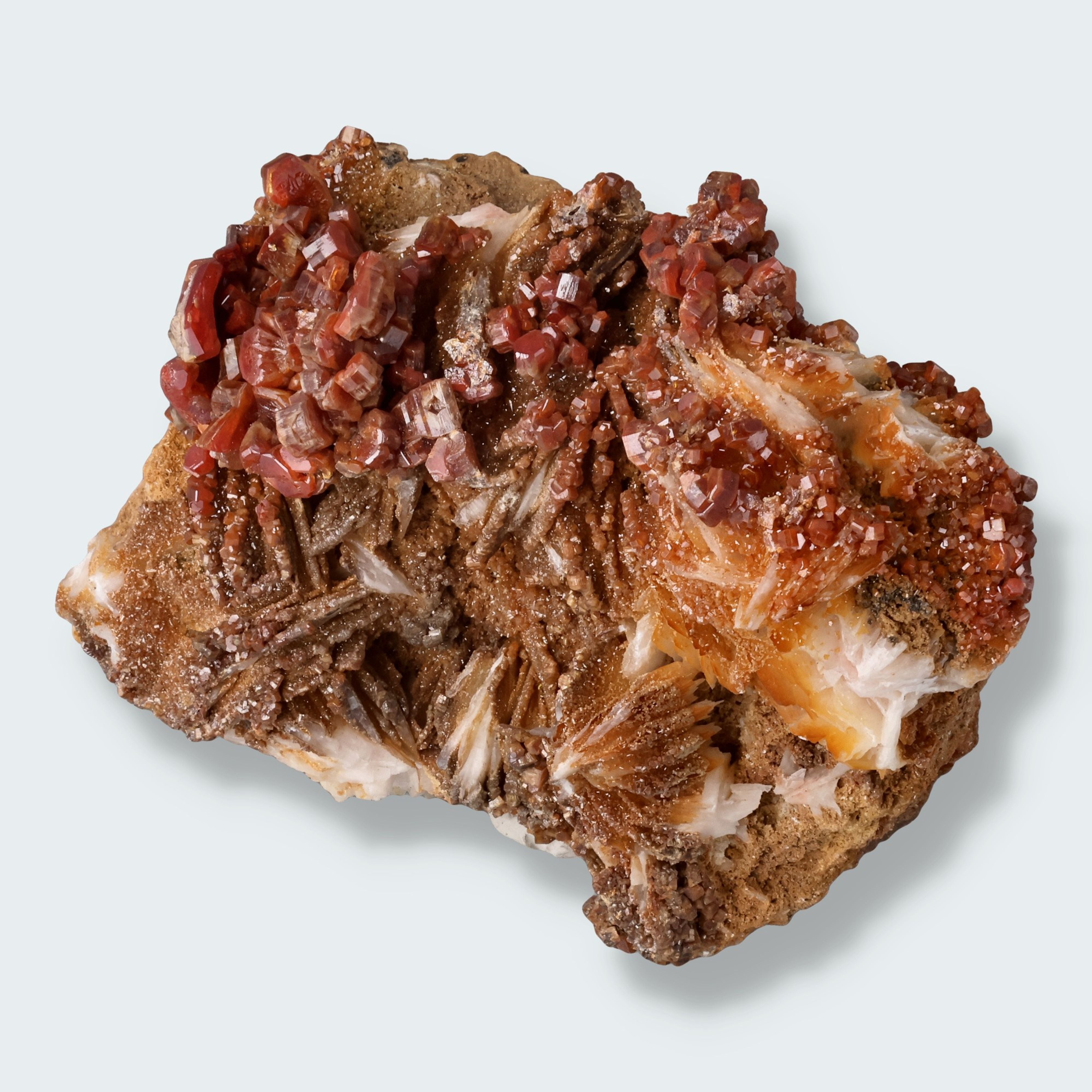 Baryt mit Vanadinit aus Marokko (663g) – Ansicht 2