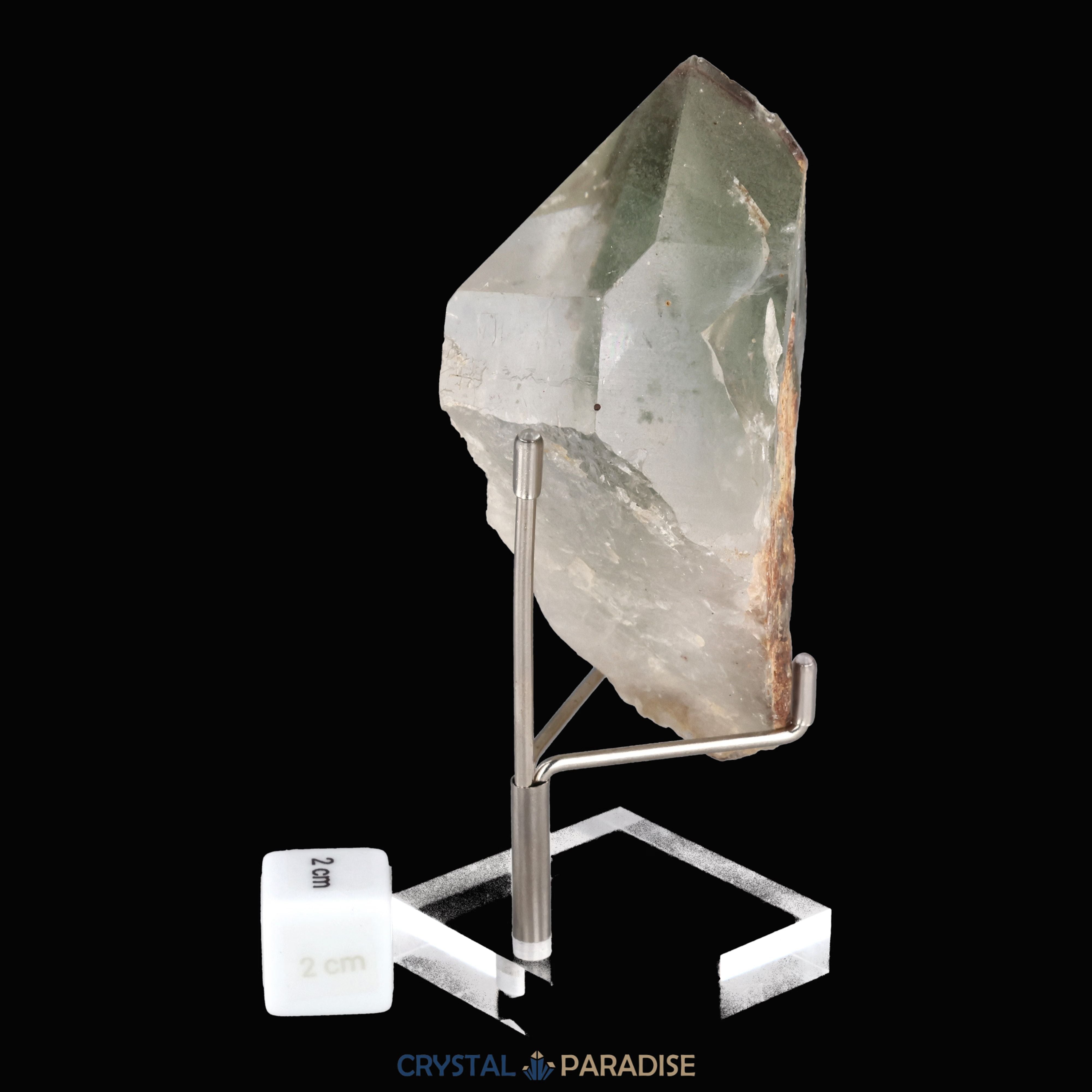 Bergkristall mit Phantom aus Brasilien (417g) – Ansicht 7